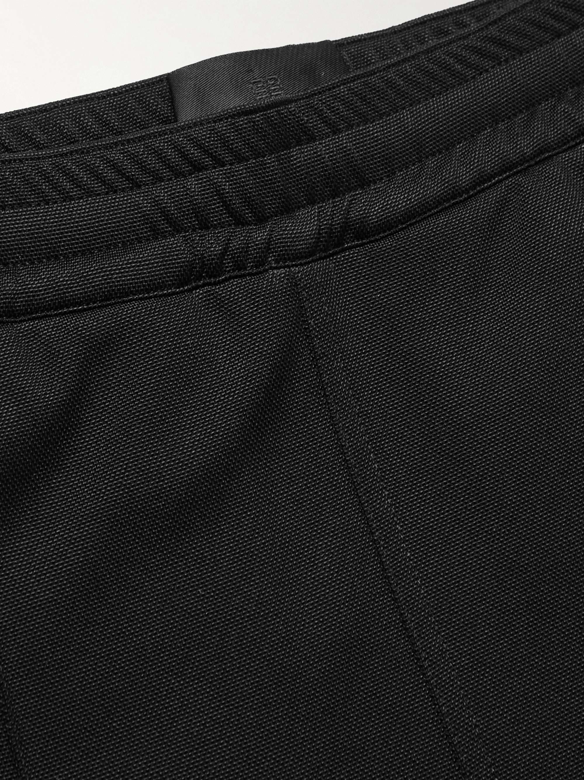 Slim-Fit Tapered Logo-Embroidered Tech-Jersey Track Pants