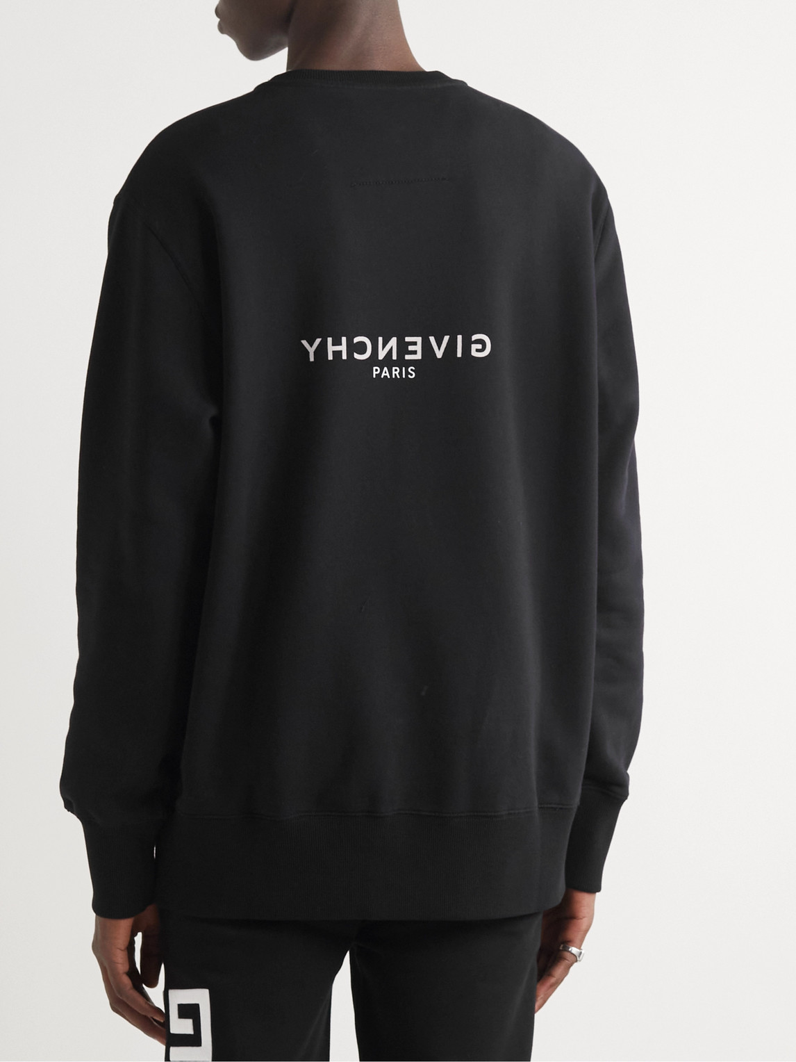 Givenchy Vintage Logo Sweatshirt In Black | ModeSens
