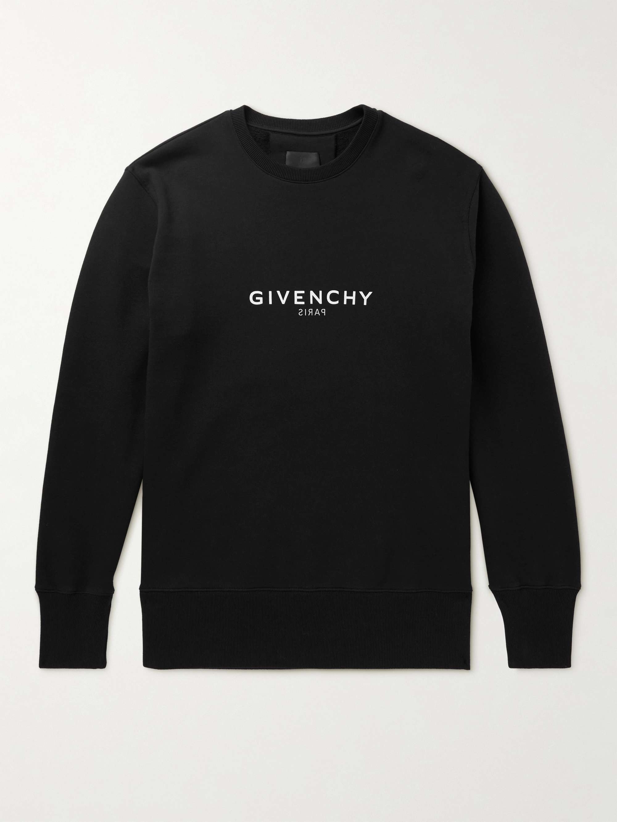 GIVENCHY Logo-Print Cotton-Jersey Sweatshirt