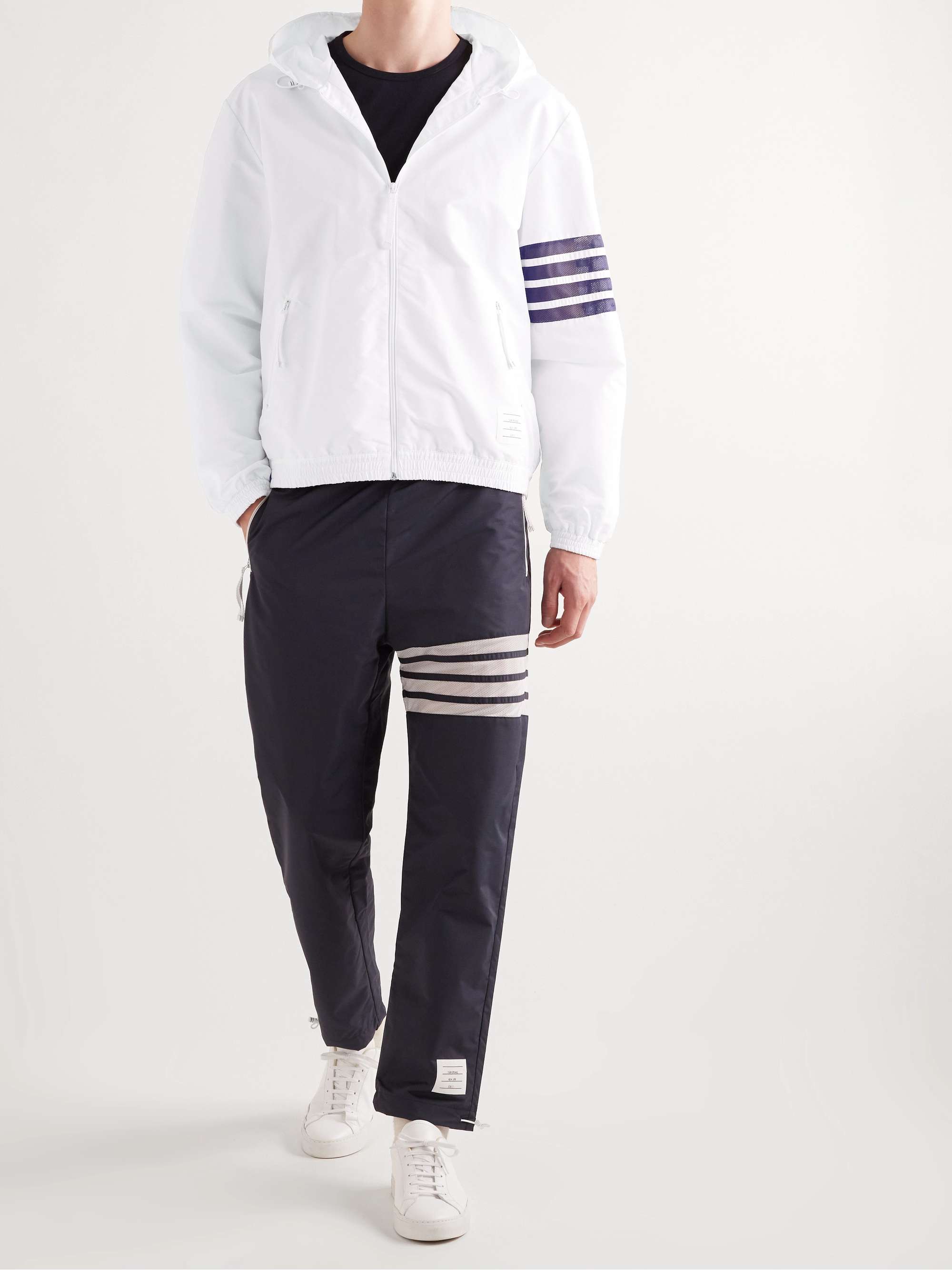 THOM BROWNE Striped Ripstop Track Jacket