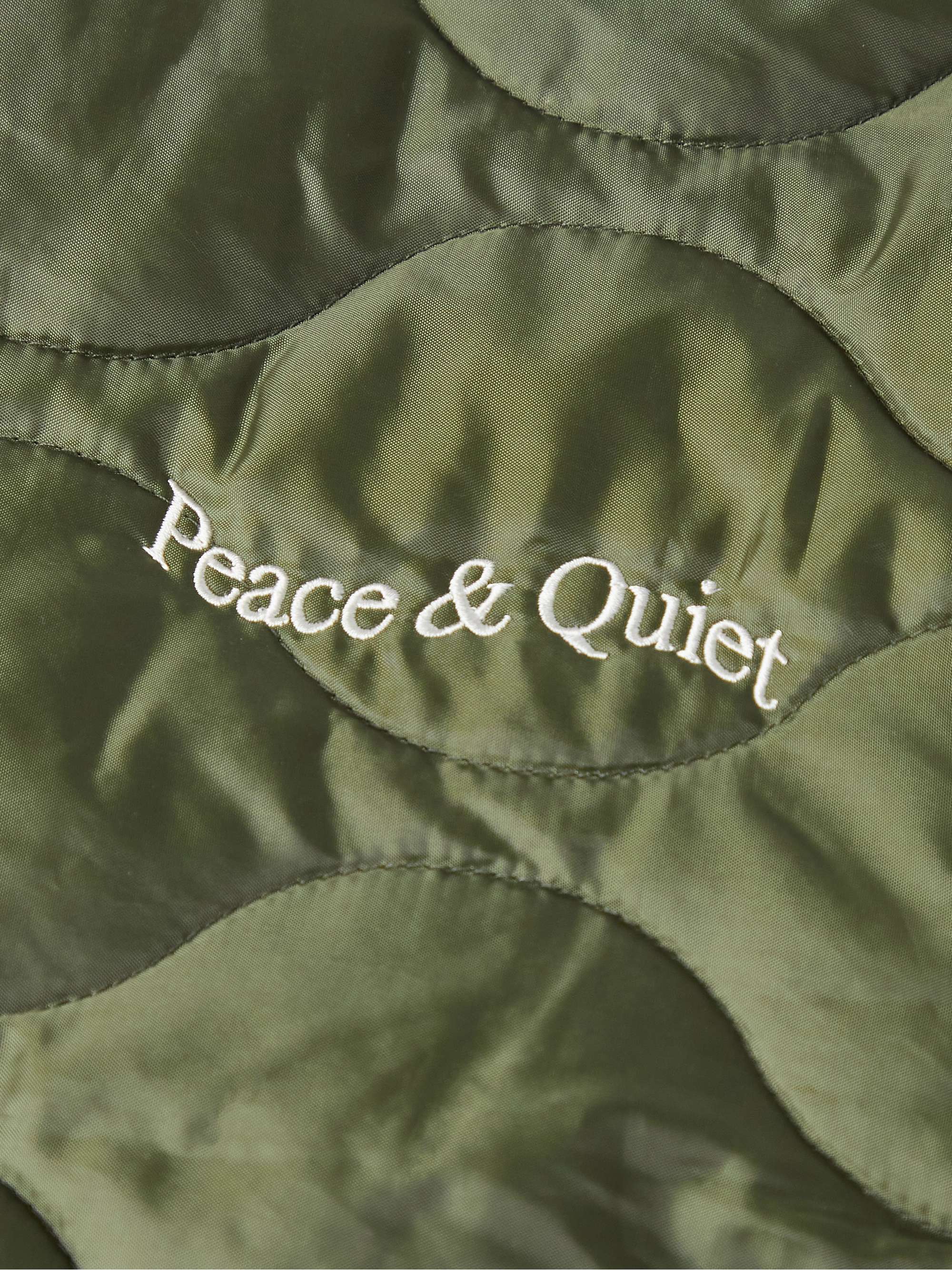 MUSEUM OF PEACE & QUIET Rothco Logo-Embroidered Quilted Shell Liner