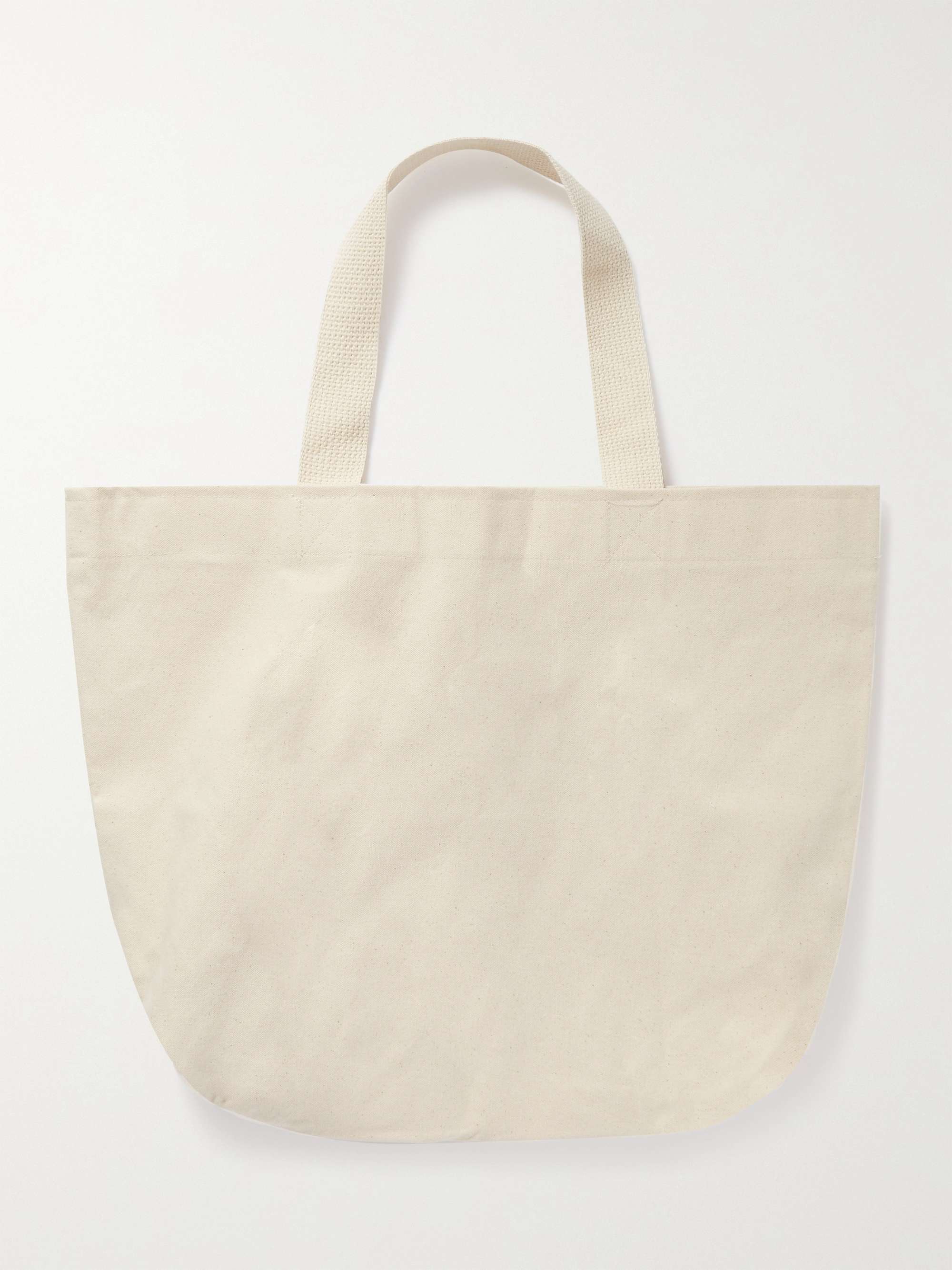 MUSEUM OF PEACE & QUIET Wordmark Logo-Embroidered Cotton-Canvas Tote Bag