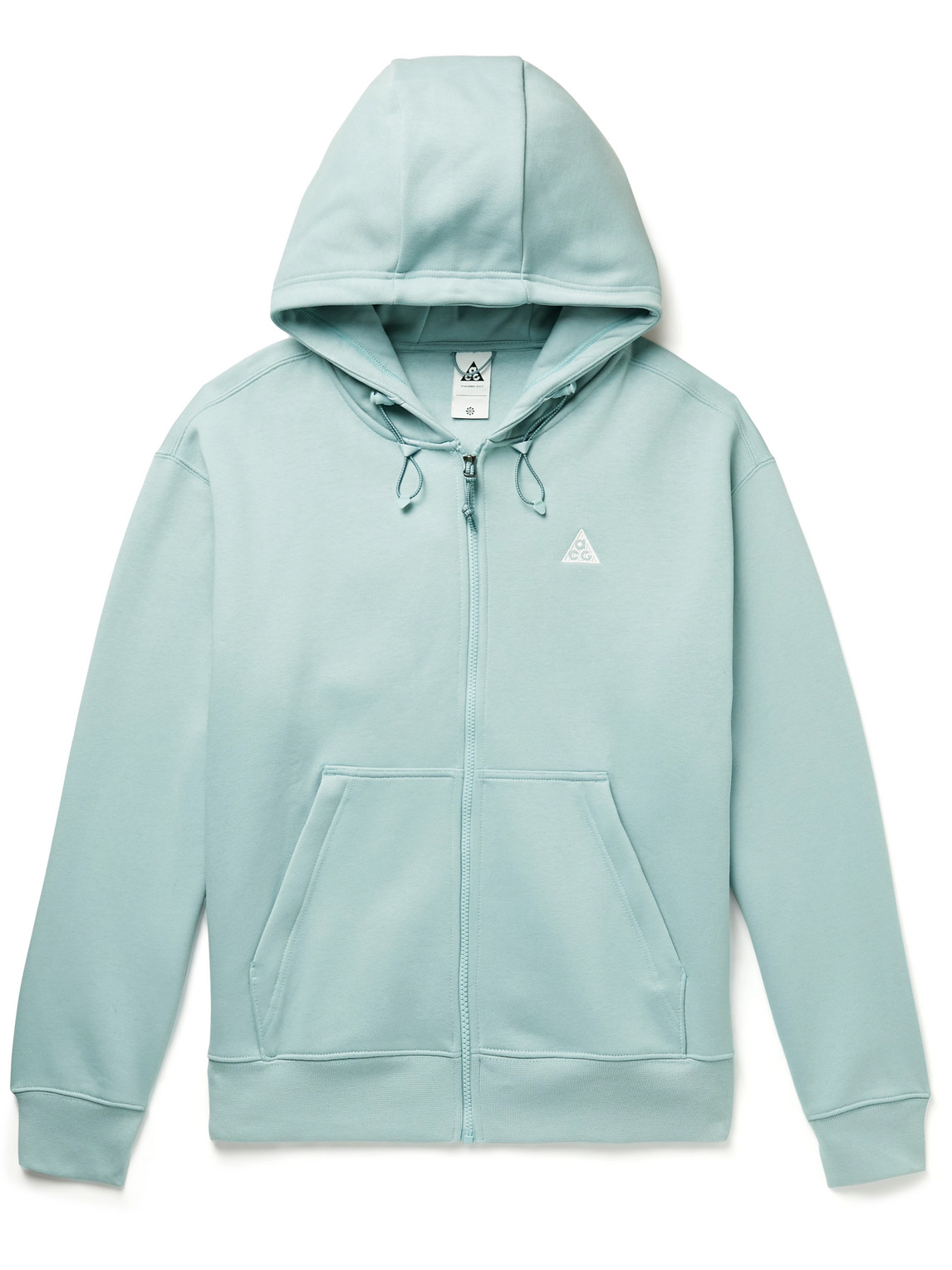 ACG NRG Logo-Embroidered Cotton-Blend Jersey Zip-Up Hoodie