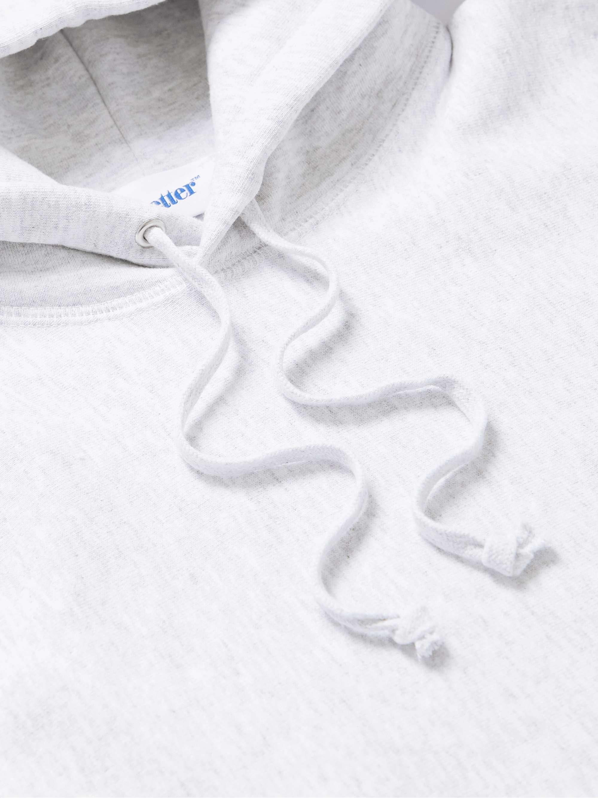 BETTER GIFT SHOP Logo-Embroidered Cotton-Jersey Hoodie