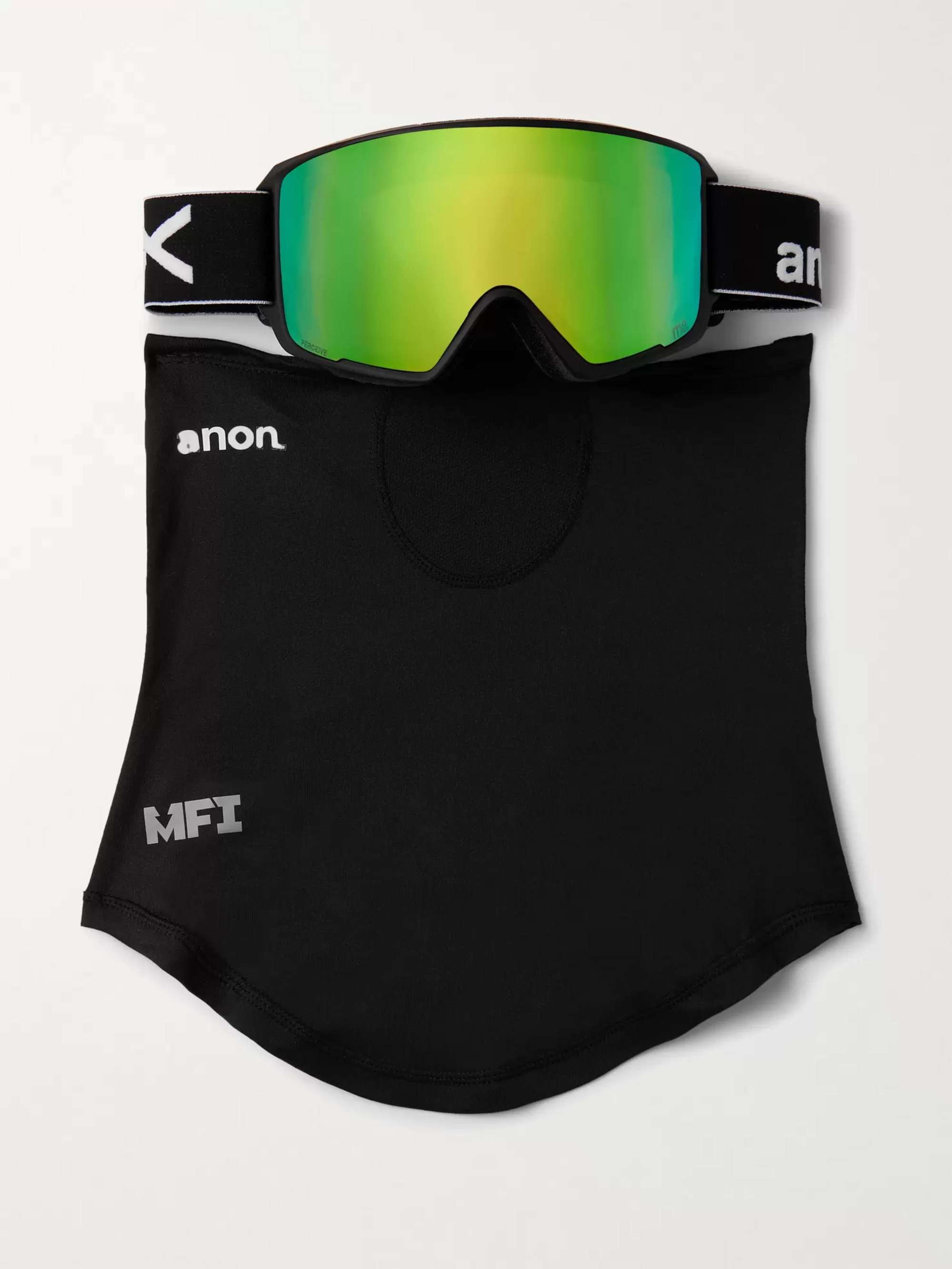 ANON M3 Ski Goggles and Stretch-Jersey Face Mask