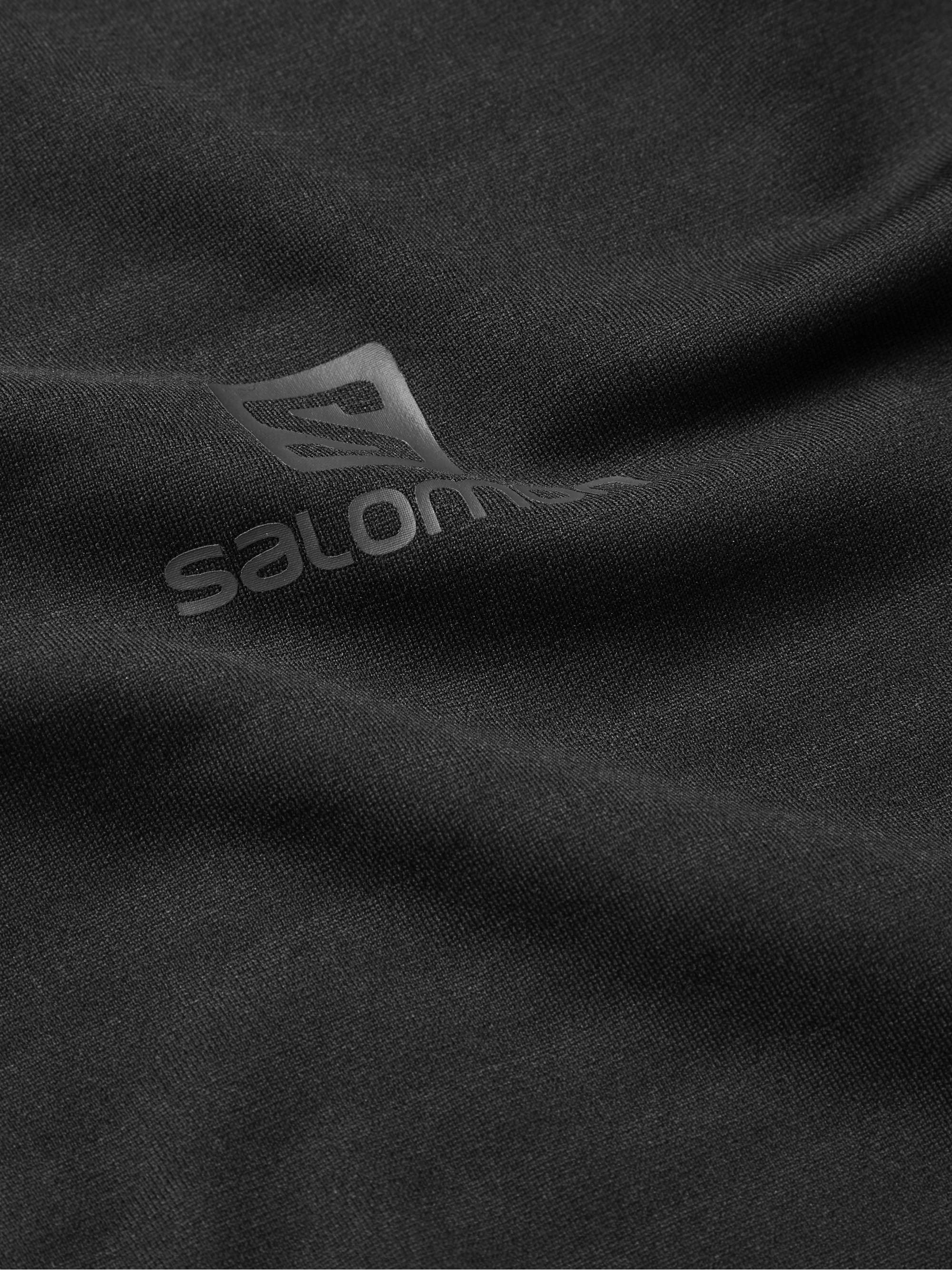 SALOMON Outrack Stretch-Jersey Zip-Up Mid-Layer