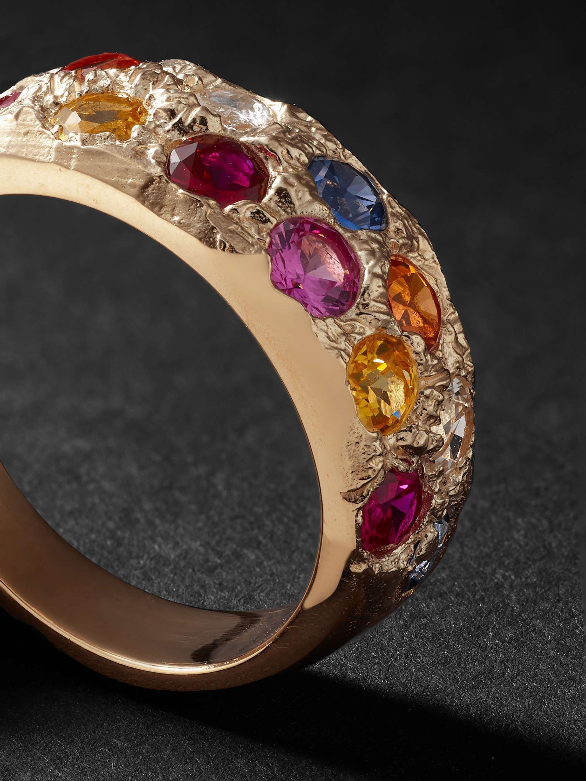BLEUE BURNHAM Riviera 9-Karat Gold Sapphire Ring