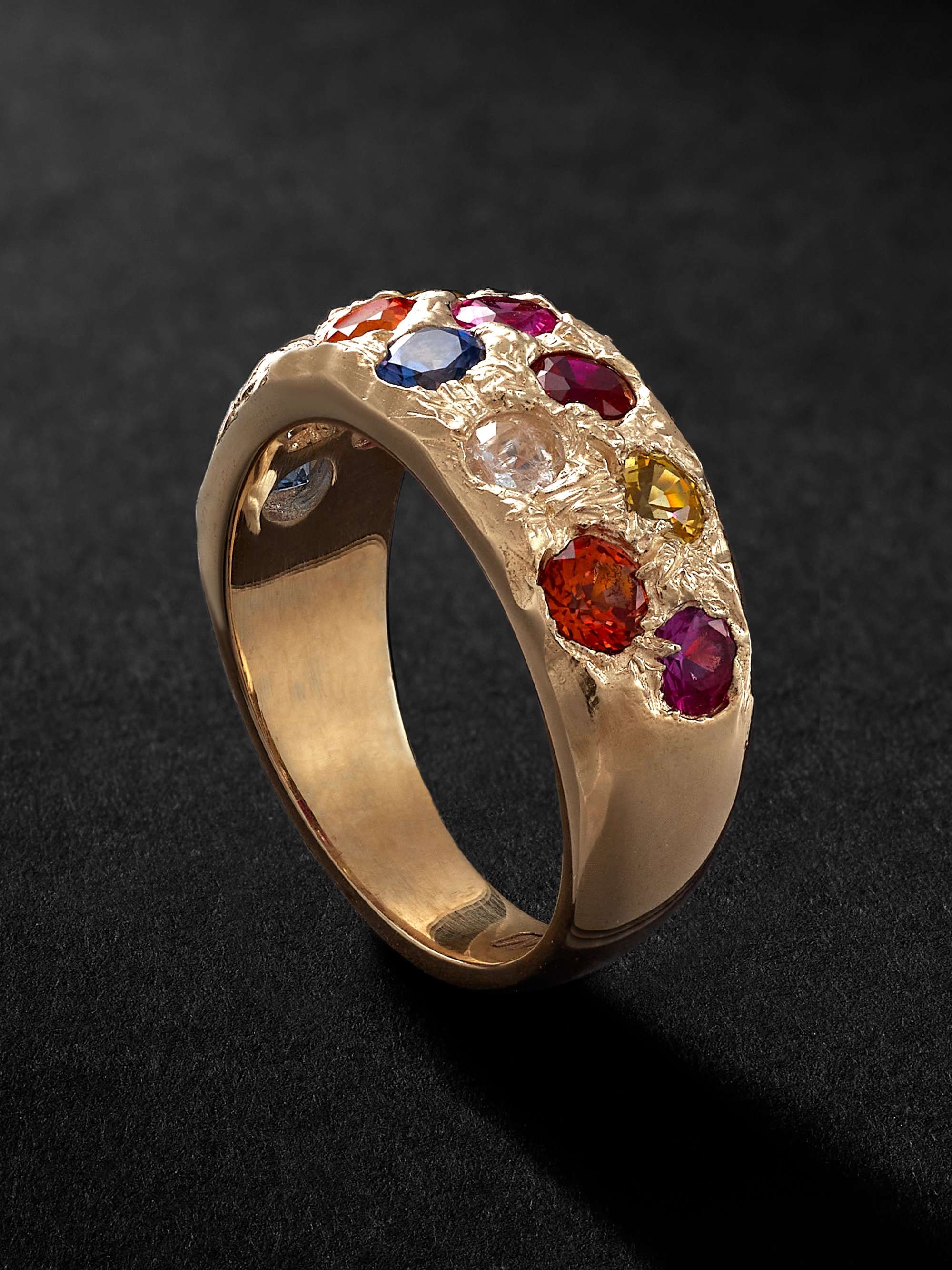 BLEUE BURNHAM Riviera 9-Karat Gold Sapphire Ring