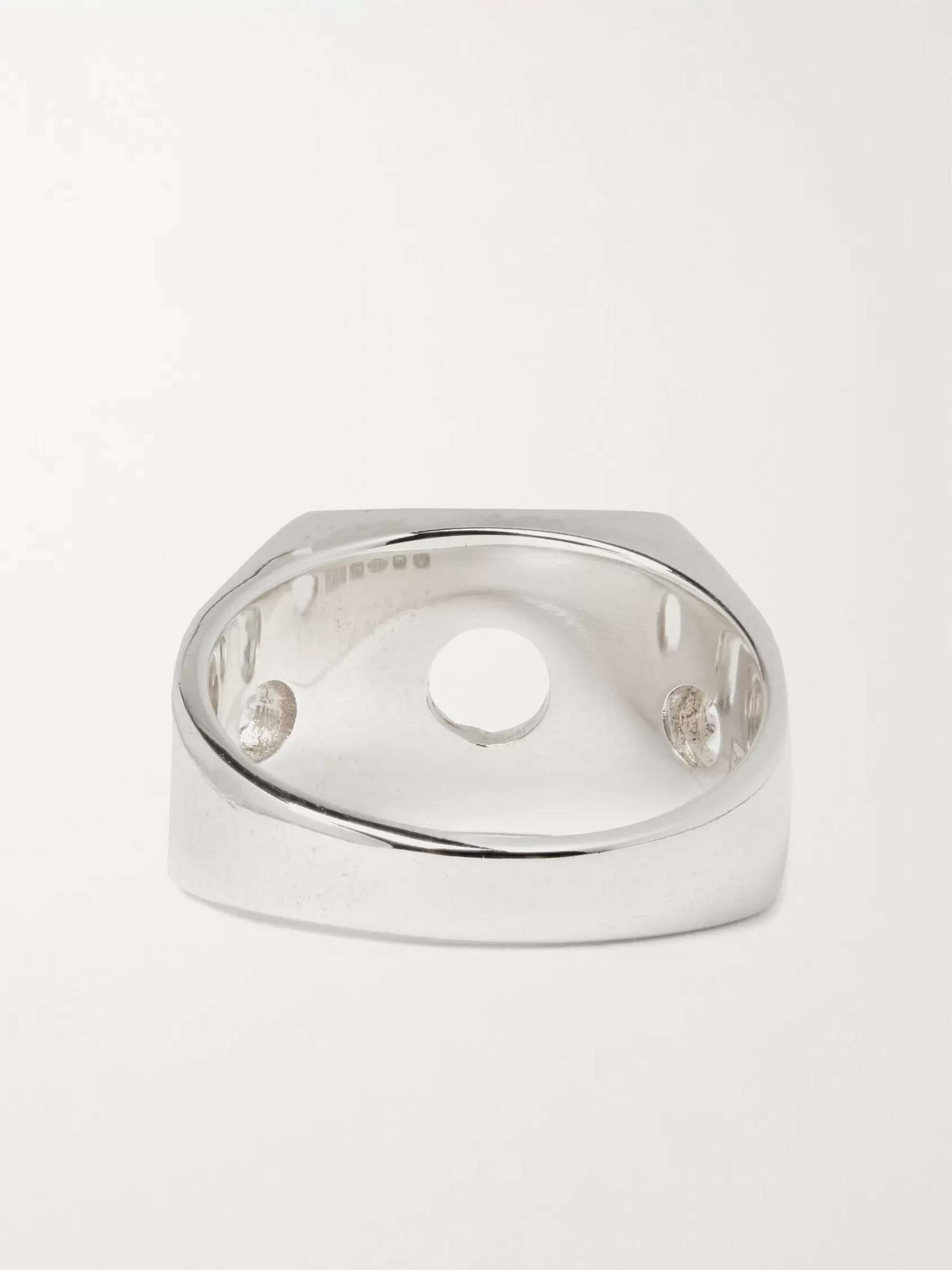 BLEUE BURNHAM Marigold Sterling Silver Signet Ring
