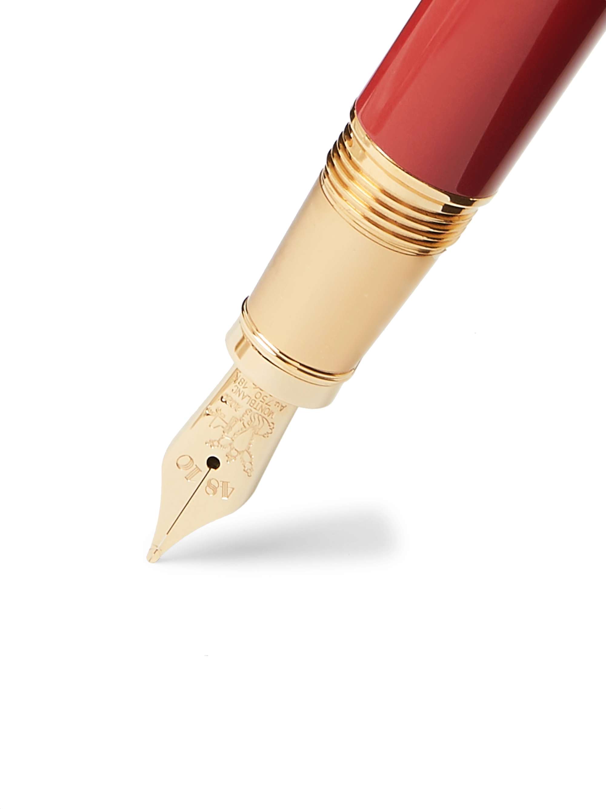 MONTBLANC #4810 Moctezuma I Gold-Tone and Resin Fountain Pen