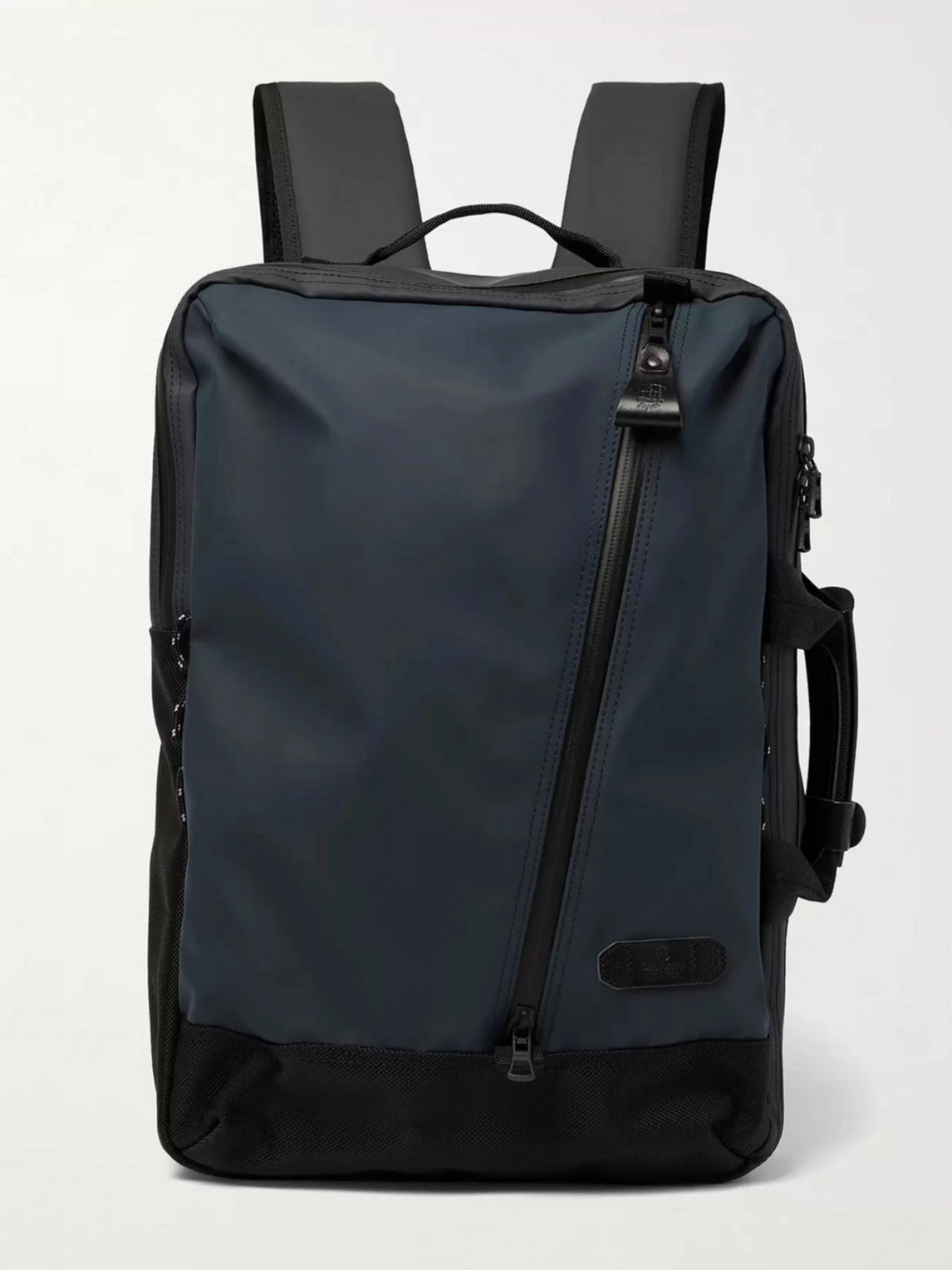 Master-piece Slick Series Cordura-trimmed Coated-shell Backpack In Blue
