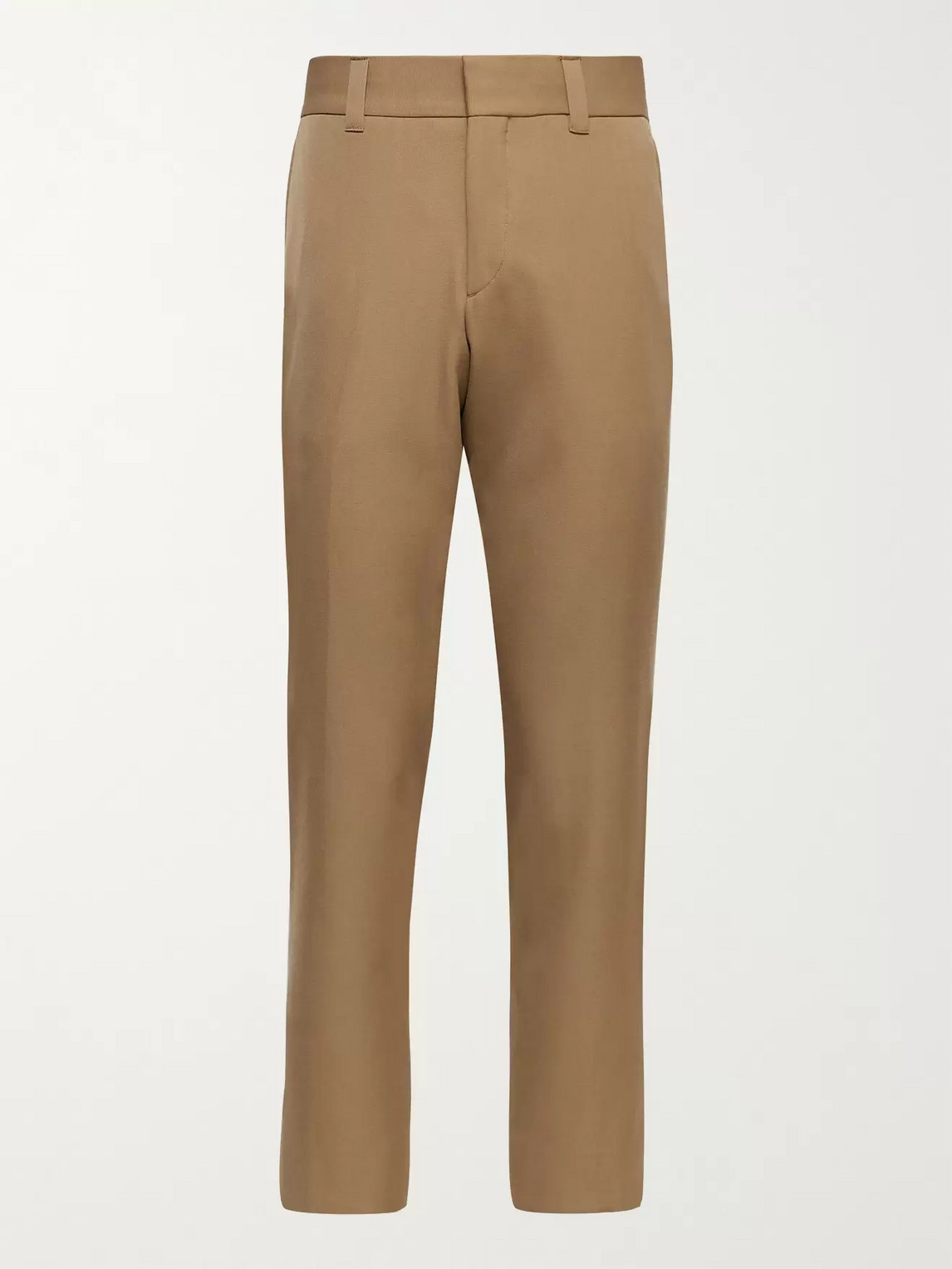 BURBERRY SLIM-FIT TAPERED WOOL TROUSERS