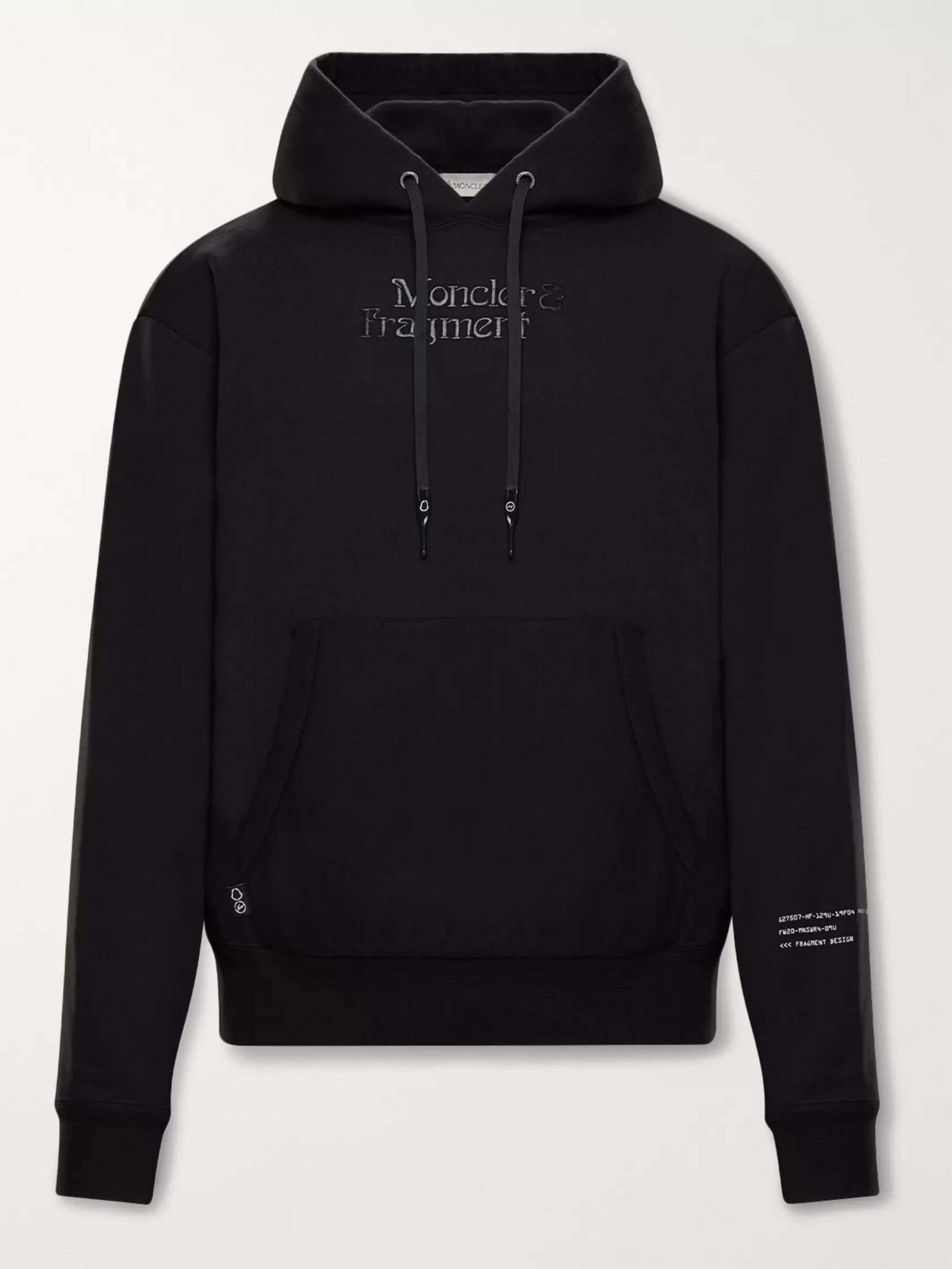 black jersey hoodie