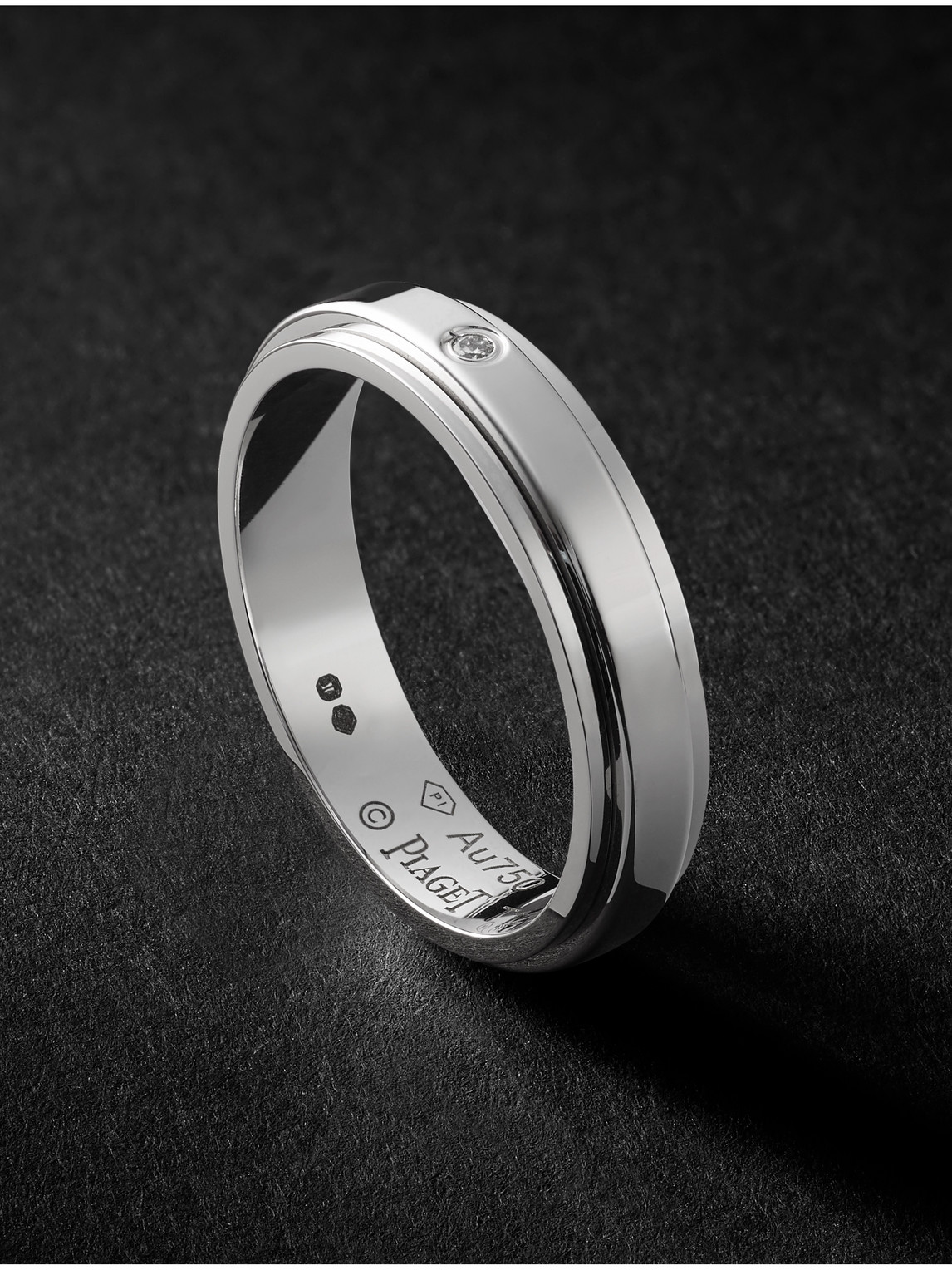 Piaget Possession 18-karat White Gold Diamond Ring In Silver