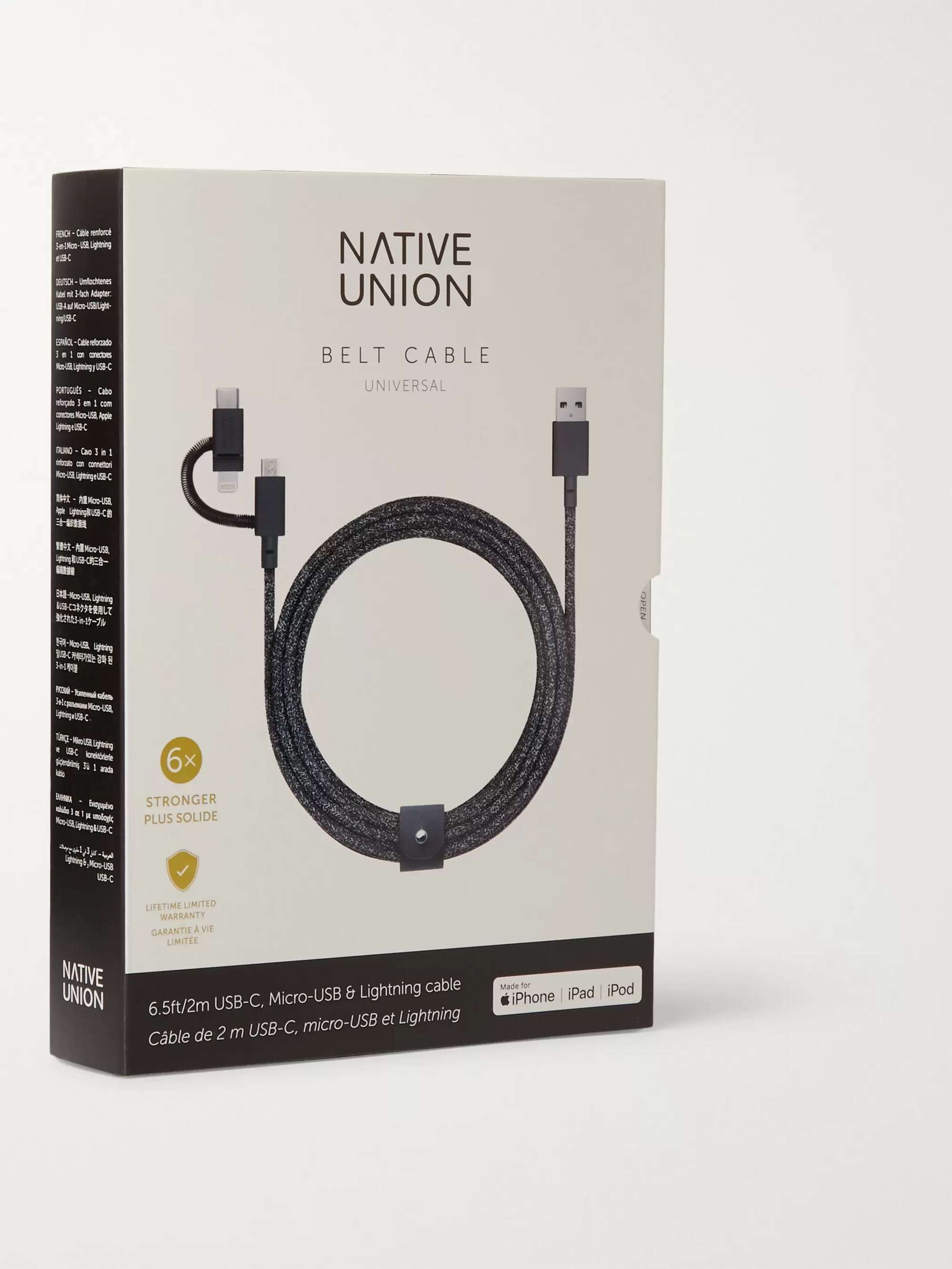NATIVE UNION Universal Lightning and USB-C Cable