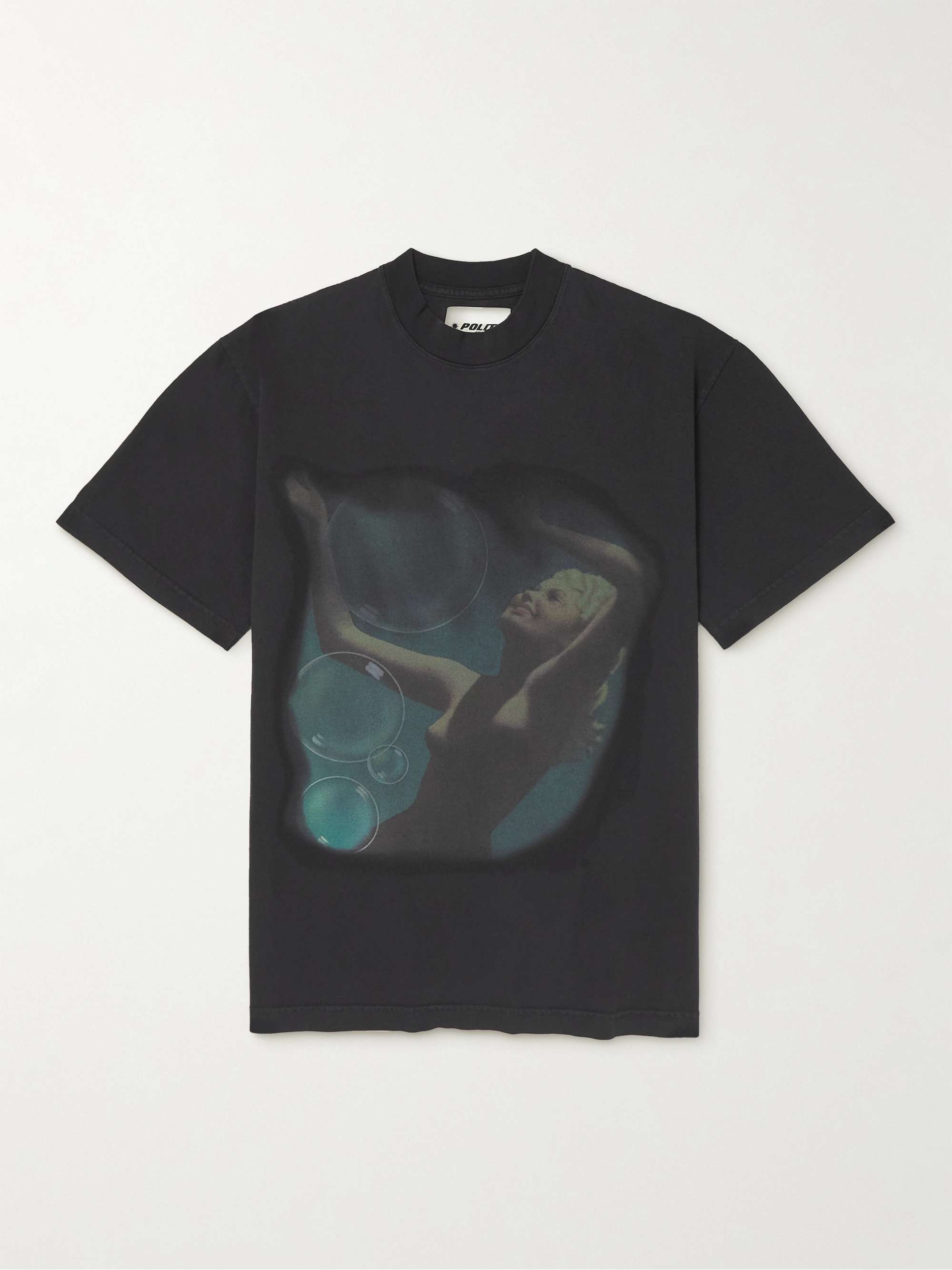 mrporter.com | Bubbles Printed Washed Cotton-Jersey T-Shirt