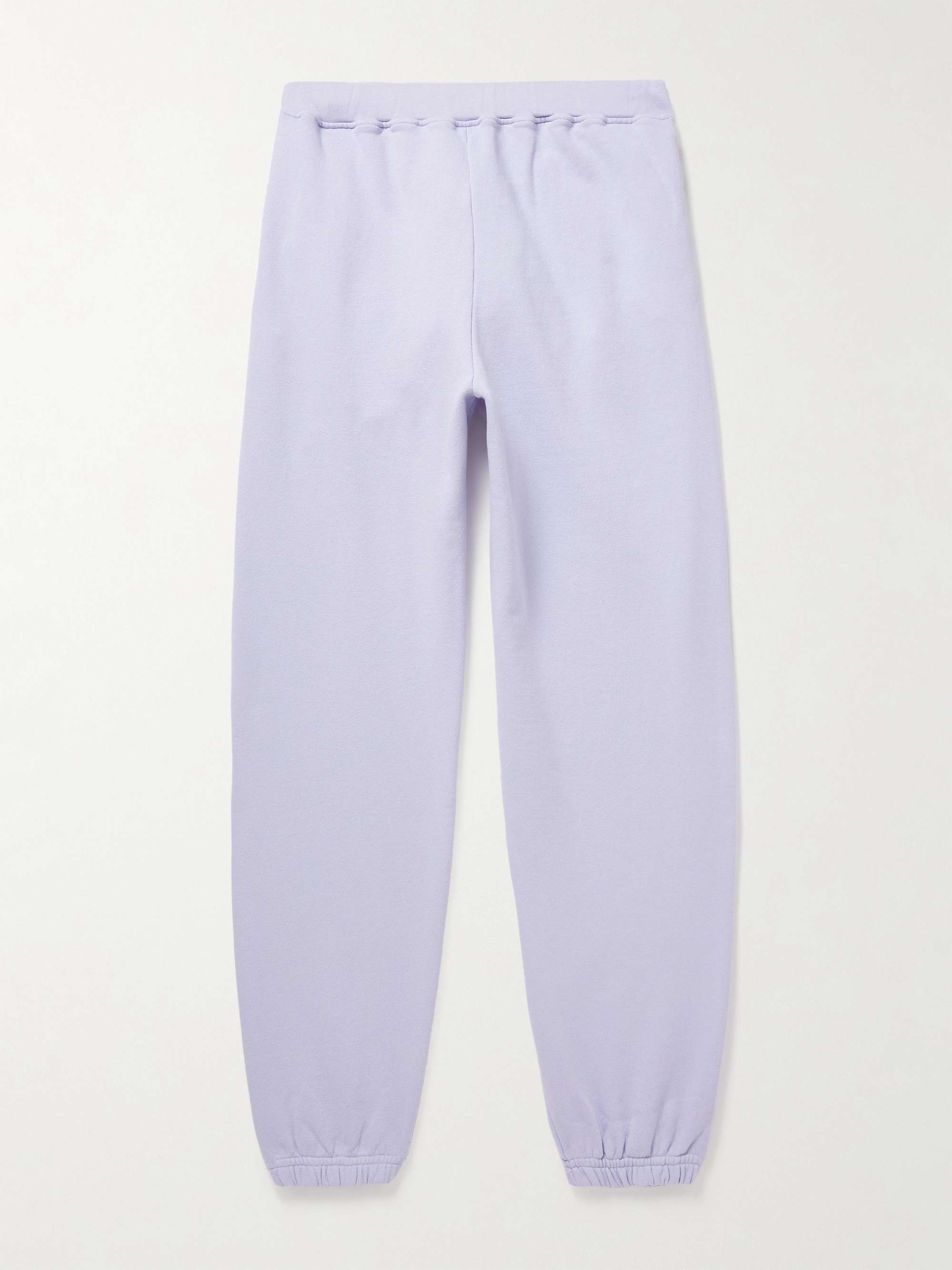 undefined | Premium Temple Straight-Leg Logo-Print Cotton-Jersey Sweatpants