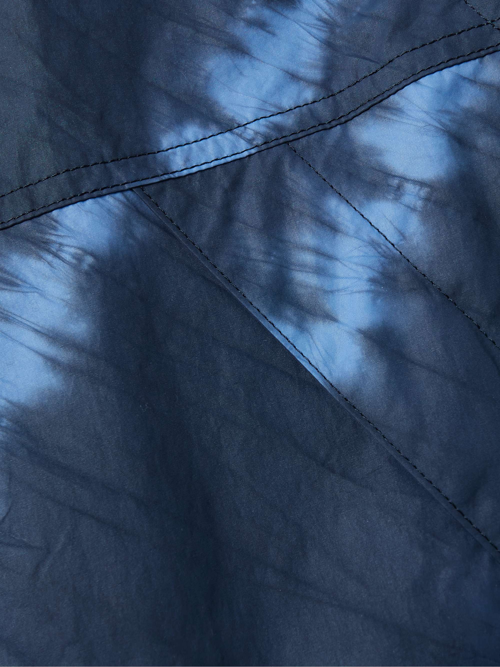 BLUE BLUE JAPAN Tie-Dyed Crinkled-Nylon Gilet