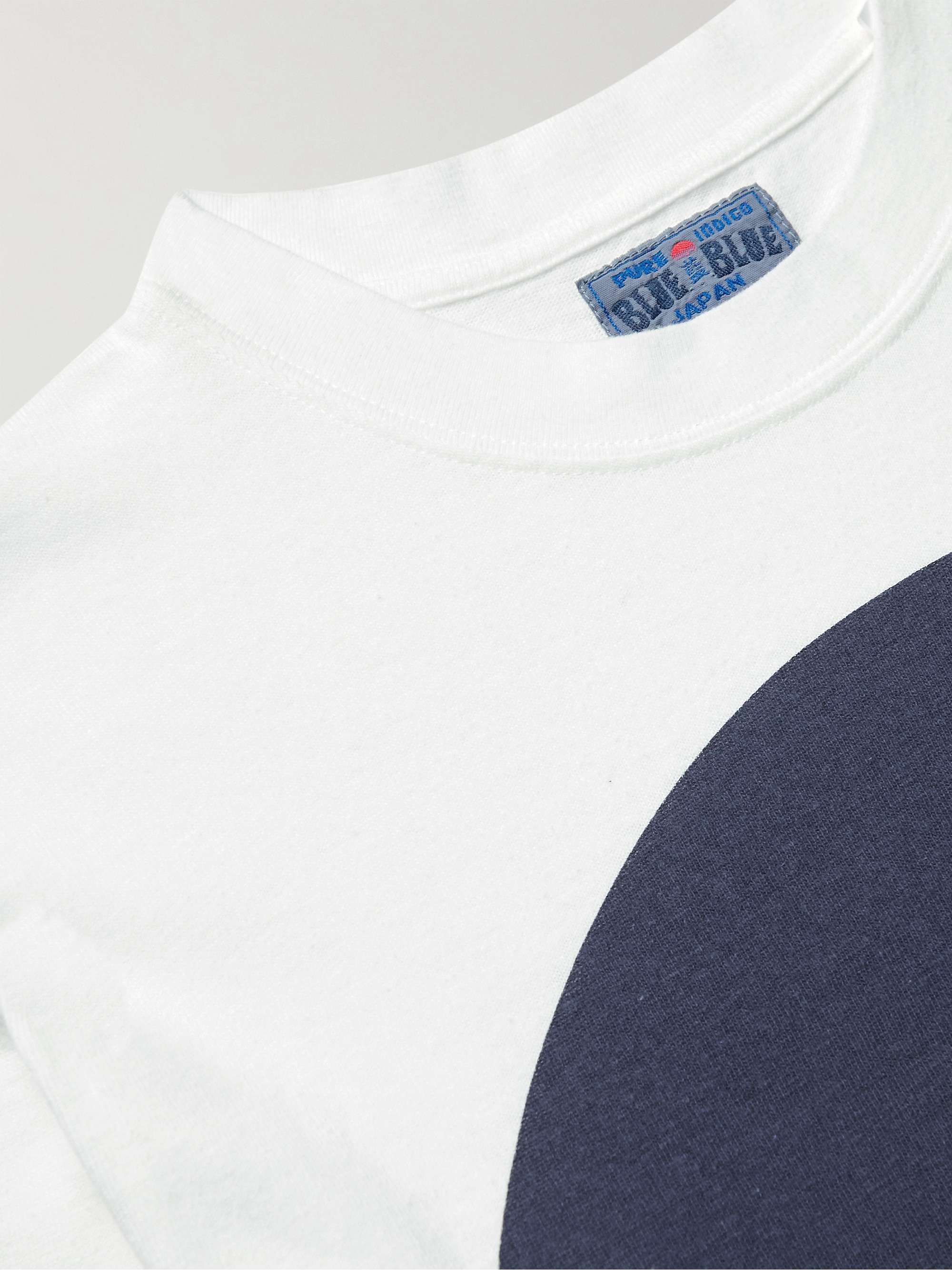 BLUE BLUE JAPAN Printed Cotton-Jersey T-Shirt