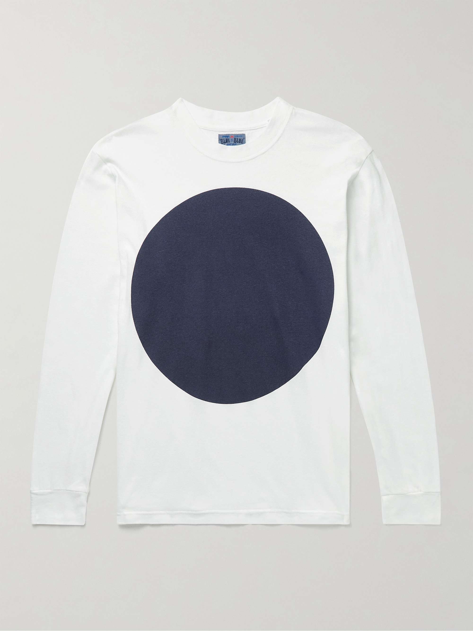 BLUE BLUE JAPAN Printed Cotton-Jersey T-Shirt