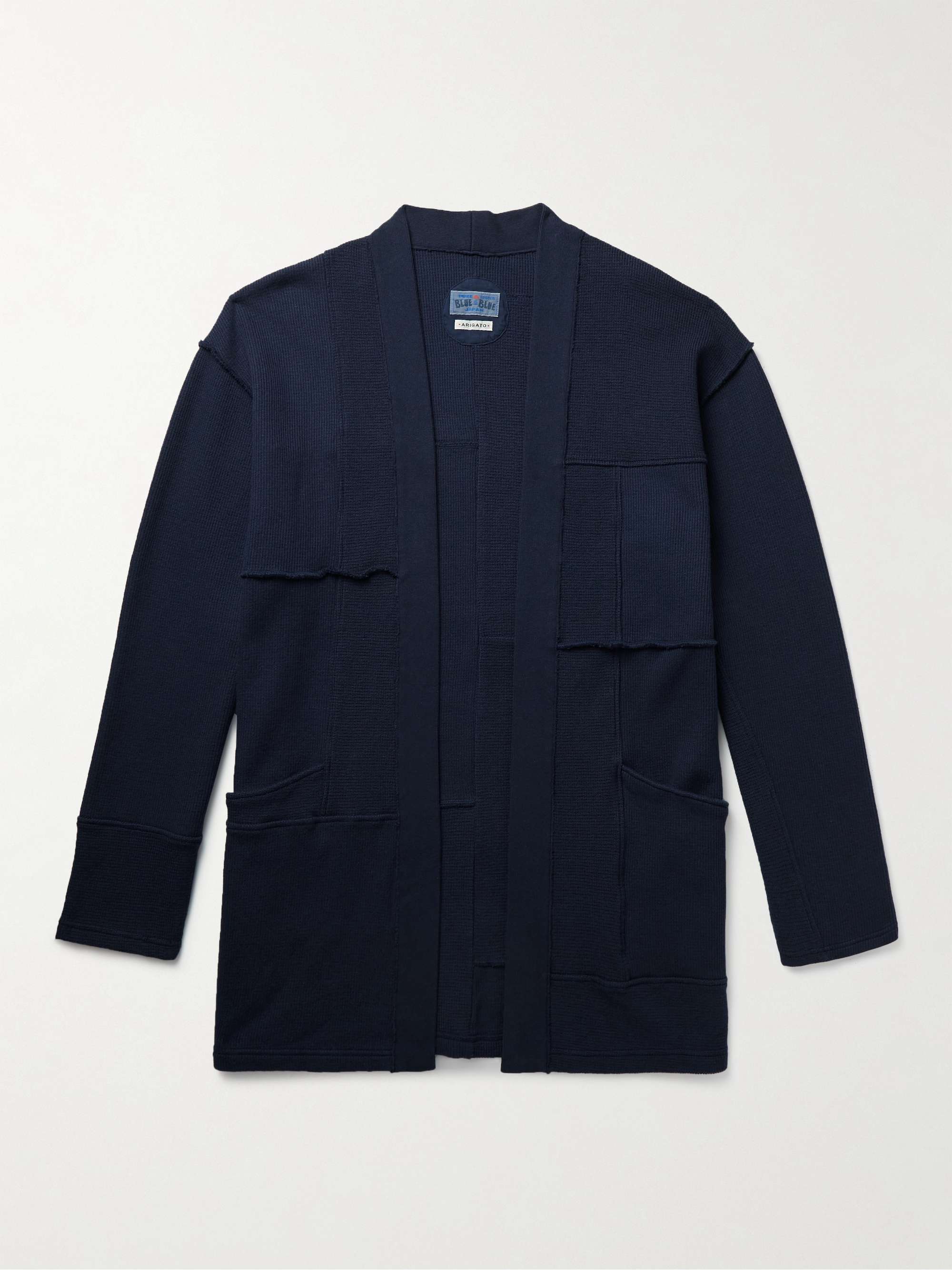 BLUE BLUE JAPAN Panelled Cotton Cardigan