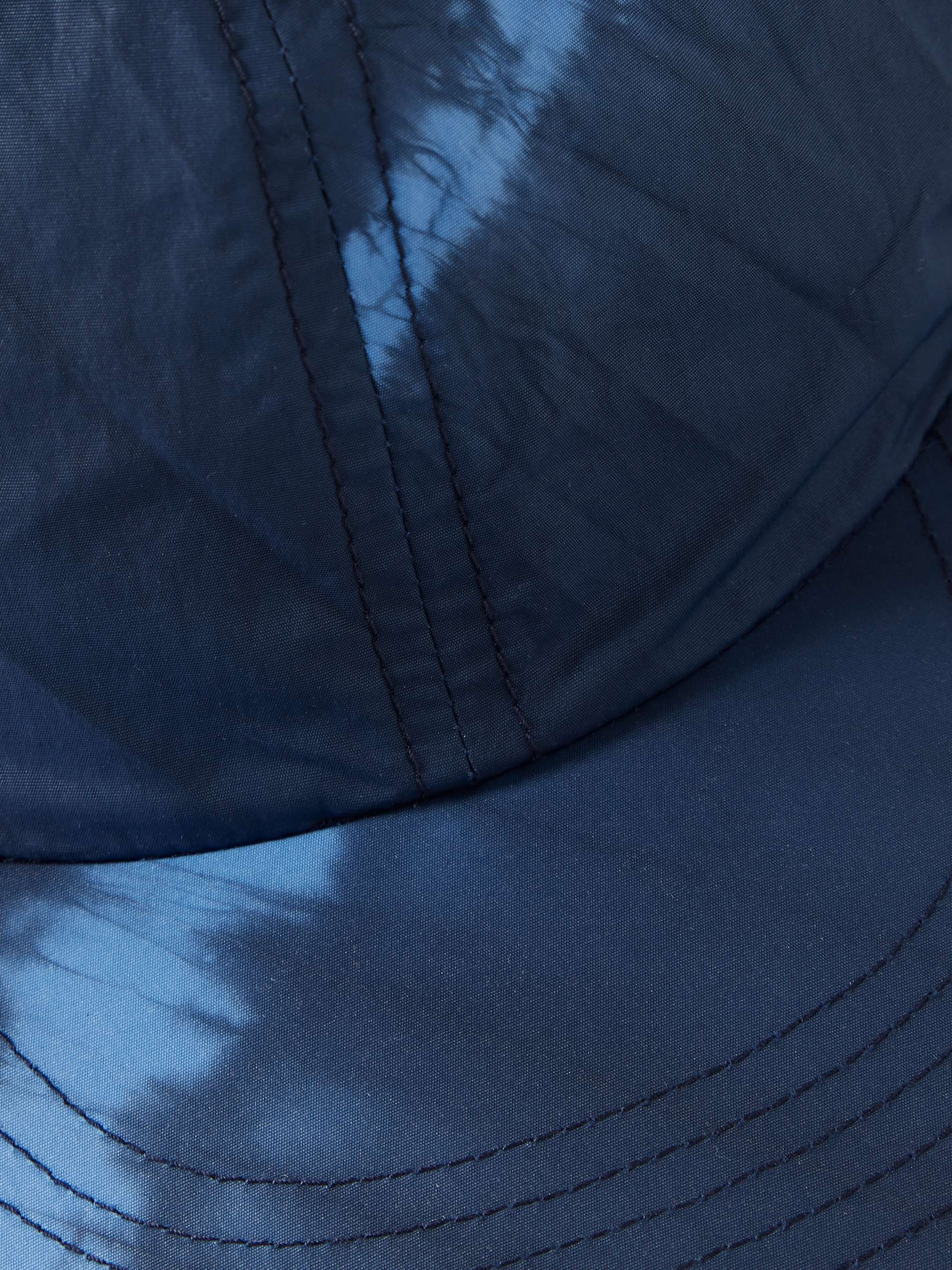 BLUE BLUE JAPAN Tie-Dyed Crinkled-Nylon Baseball Cap