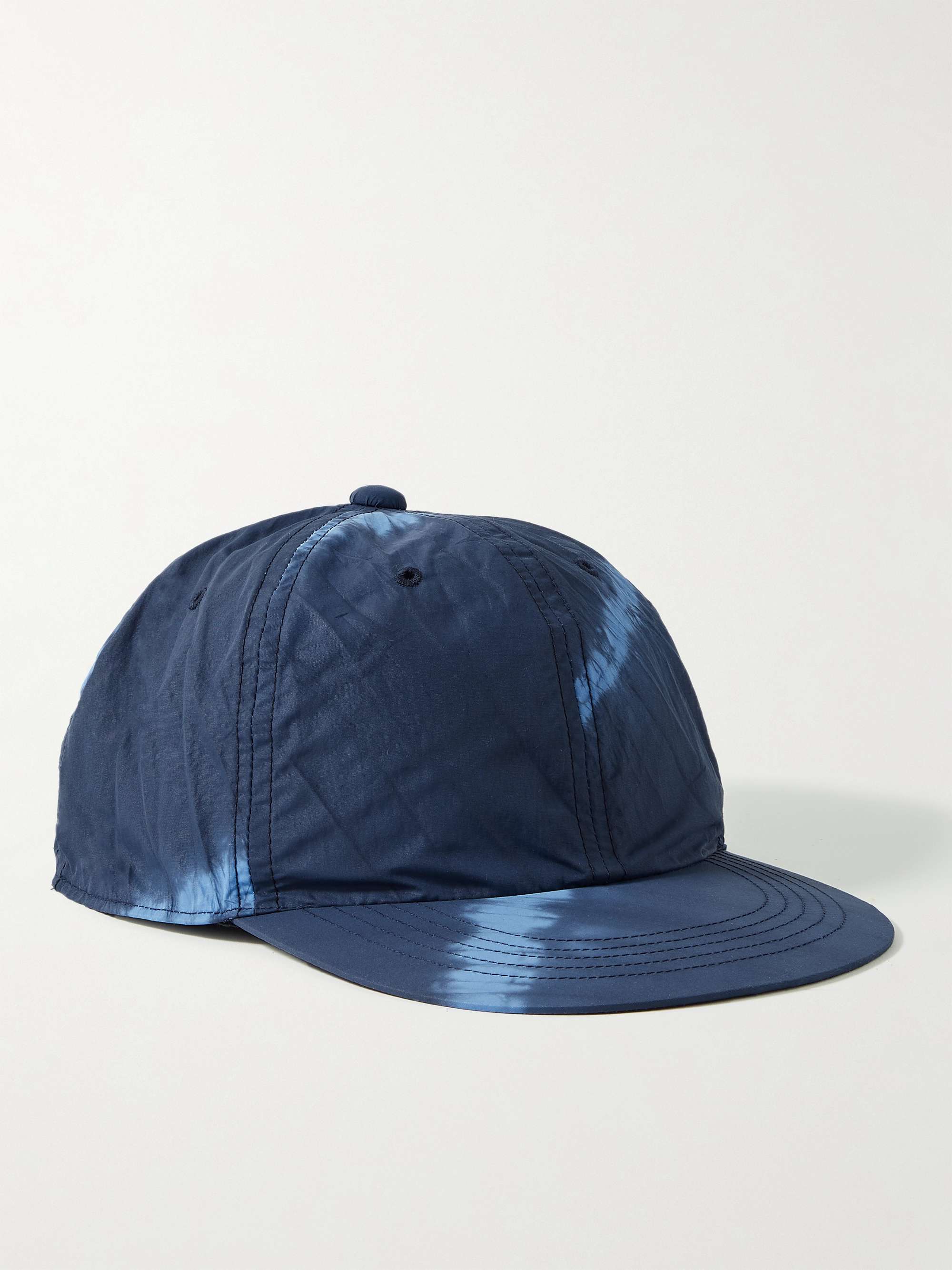 BLUE BLUE JAPAN Tie-Dyed Crinkled-Nylon Baseball Cap