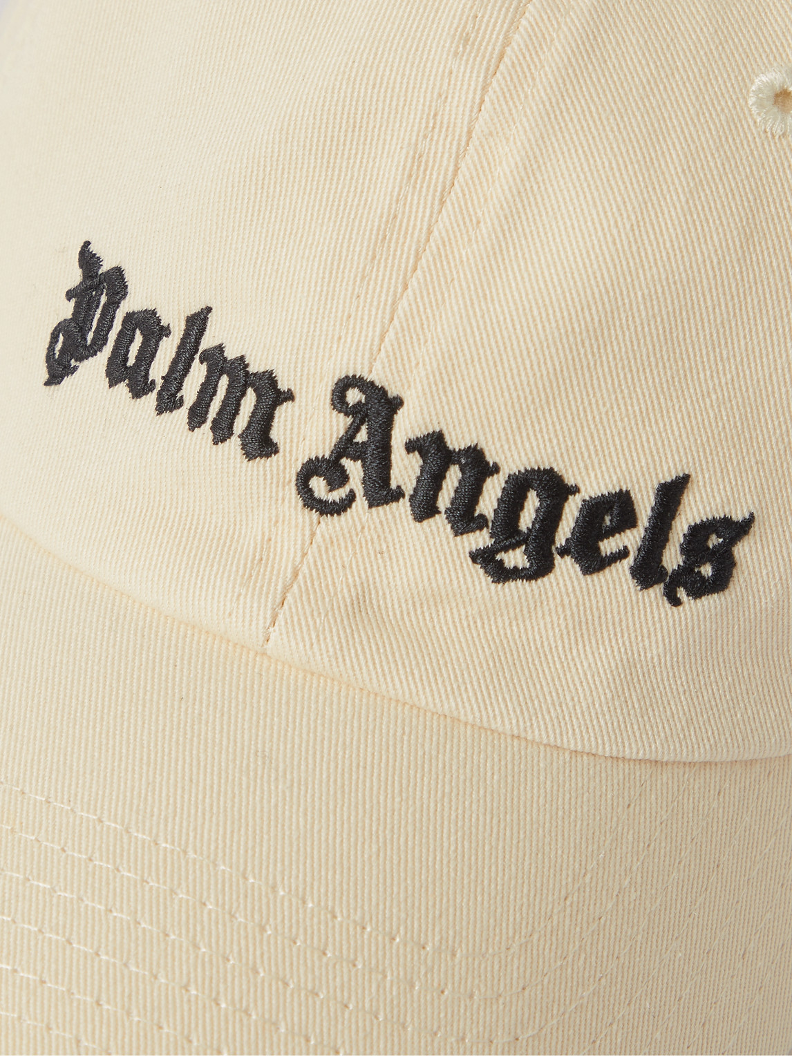Palm Angels Logo-embroidered Cotton-twill Baseball Cap In Default Title ...