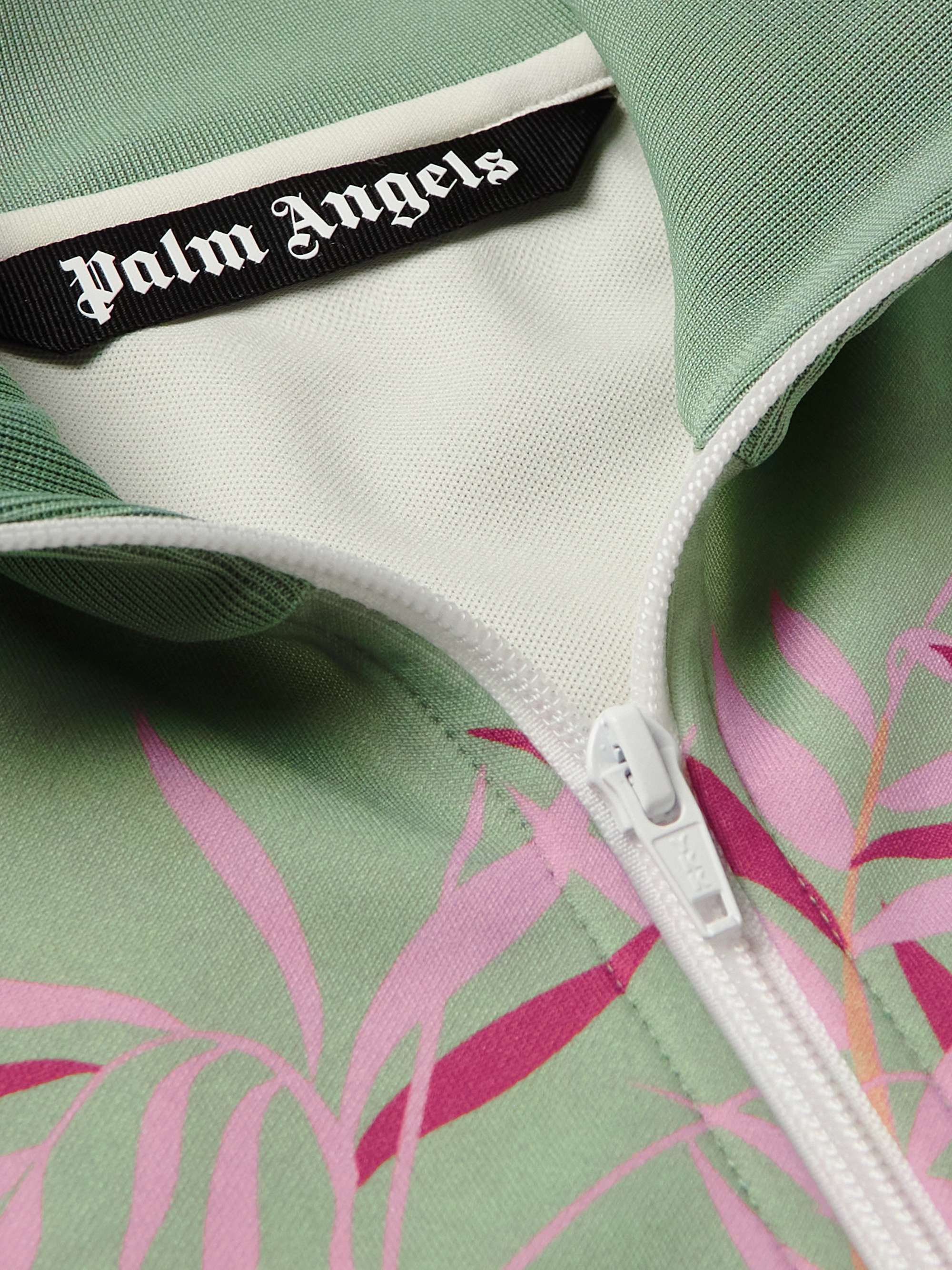 PALM ANGELS Lagoon Slim-Fit Printed Tech-Jersey Track Jacket