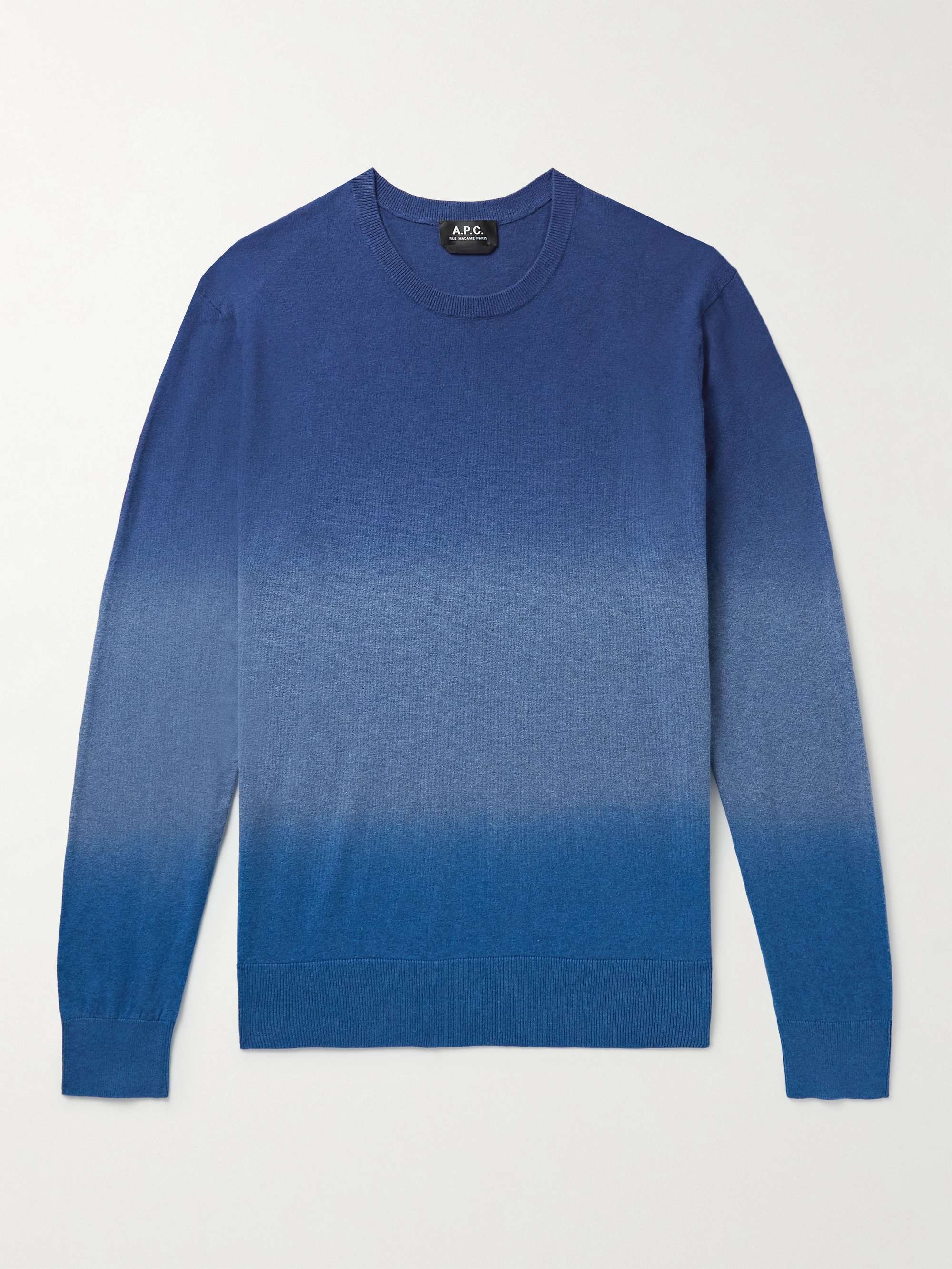 A.P.C. Adrien Dip-Dyed Cotton Sweater
