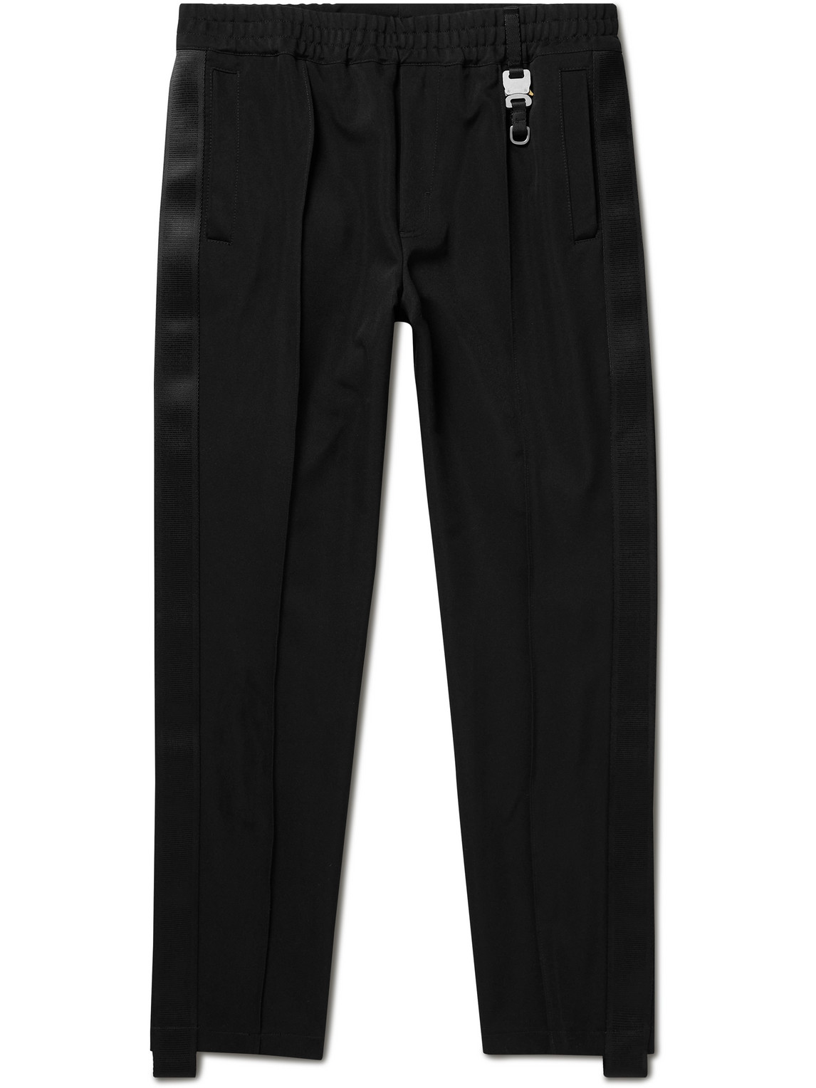 Tapered Buckle-Embellished Jersey Sweatpants