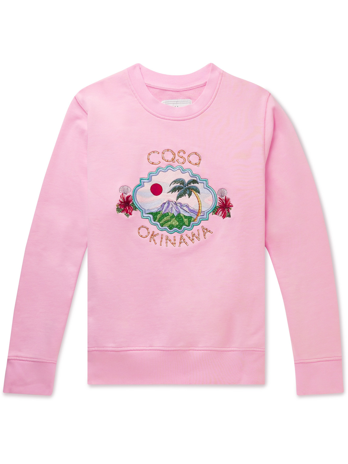 Logo-Embroidered Organic Cotton-Jersey Sweater