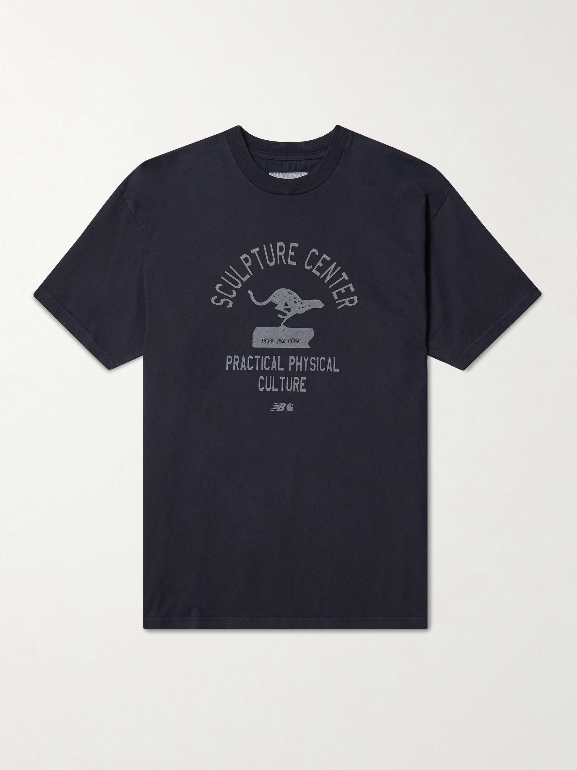 CARHARTT WIP + New Balance Sculpture Center Logo-Print Cotton-Jersey T-Shirt