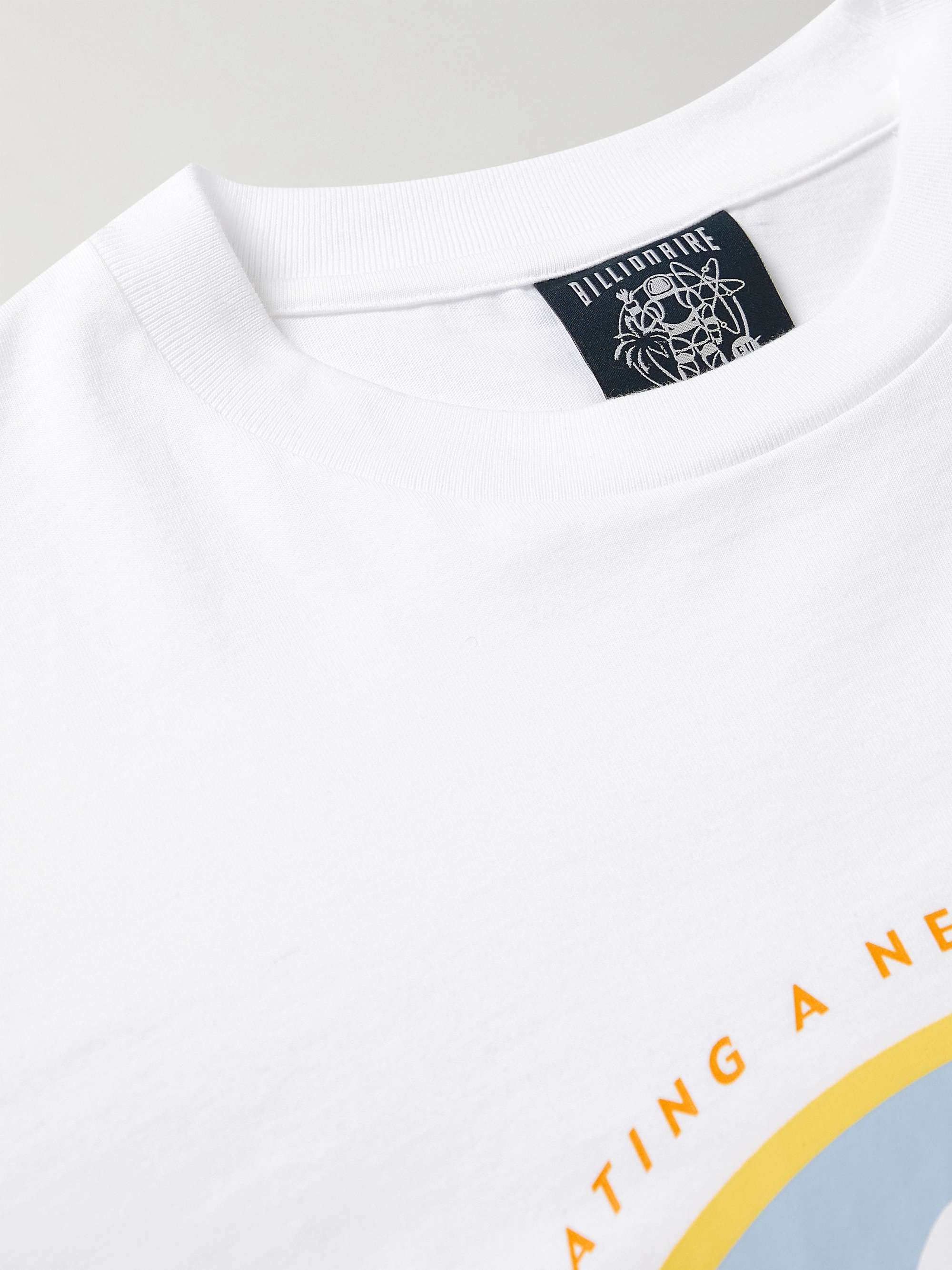 BILLIONAIRE BOYS CLUB Printed Cotton-Jersey T-Shirt