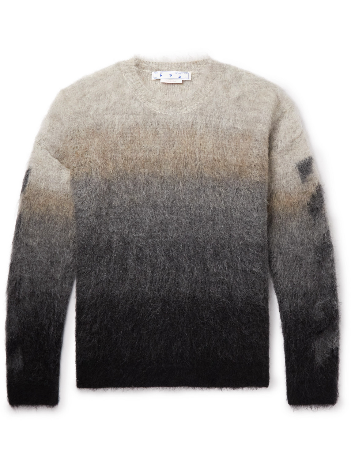 Dégradé Brushed Mohair-Blend Sweater