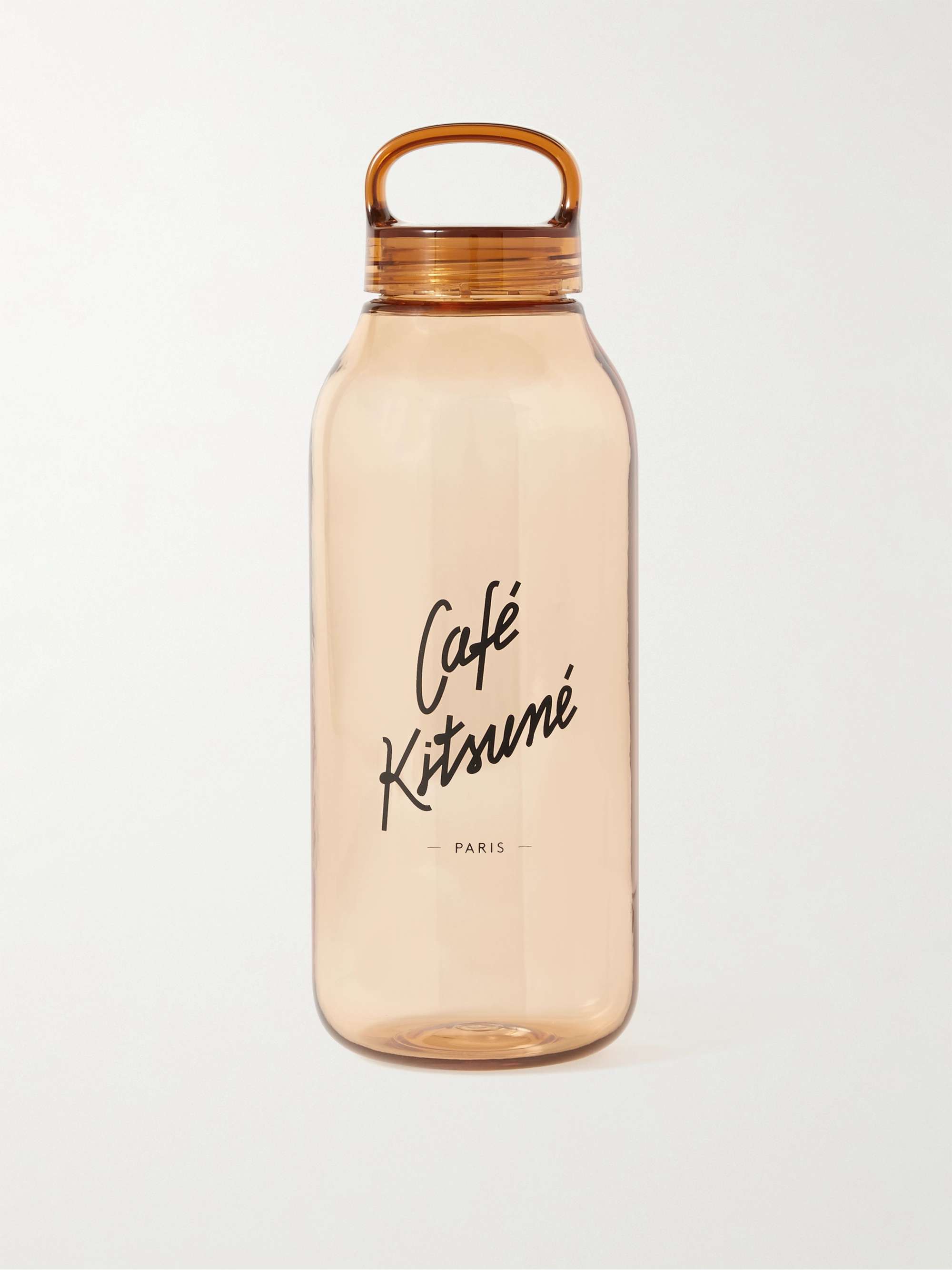 CAFÉ KITSUNÉ + Kinto Logo-Print Water Bottle, 500ml