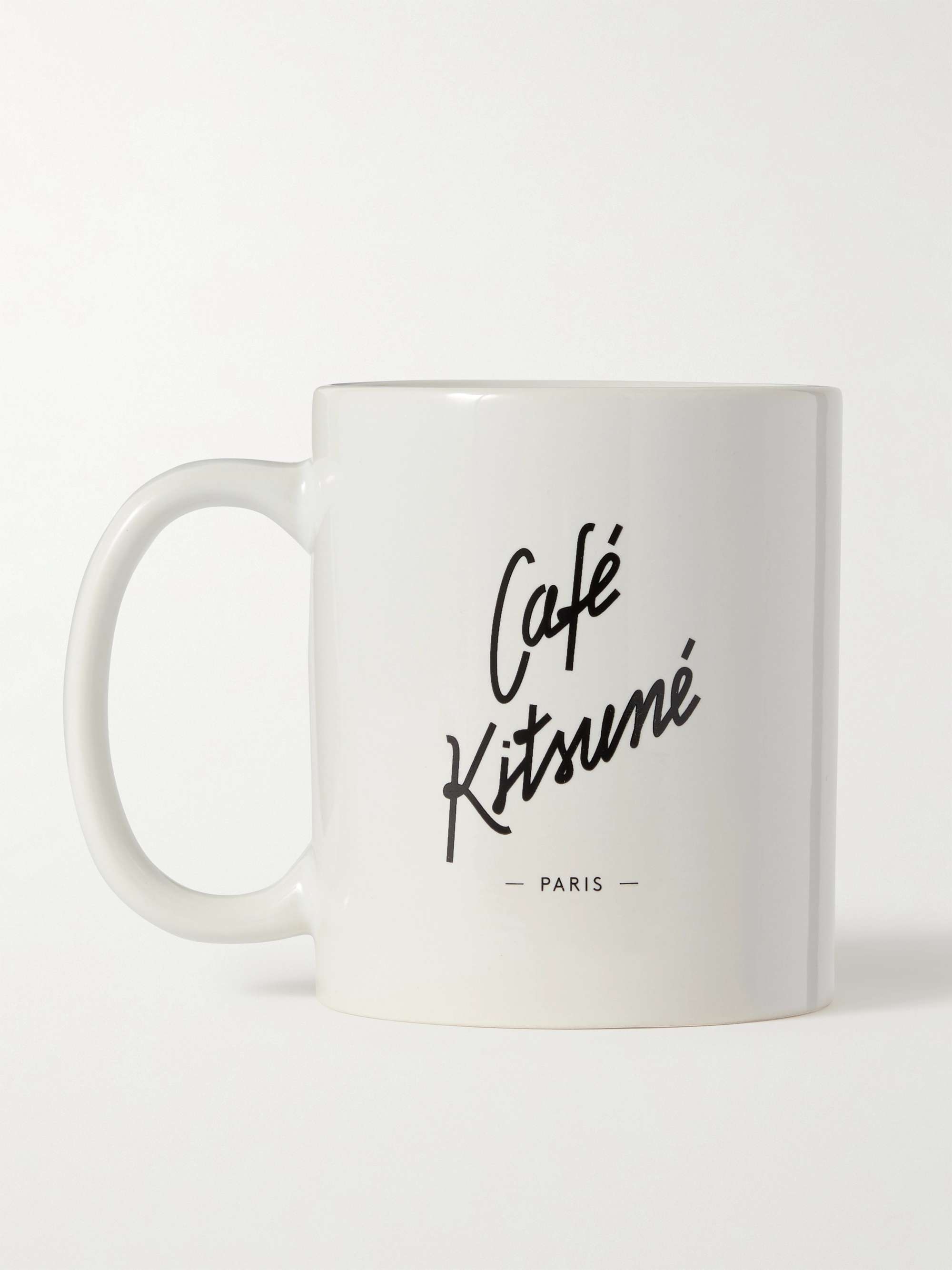 CAFÉ KITSUNÉ Logo-Print Ceramic Mug
