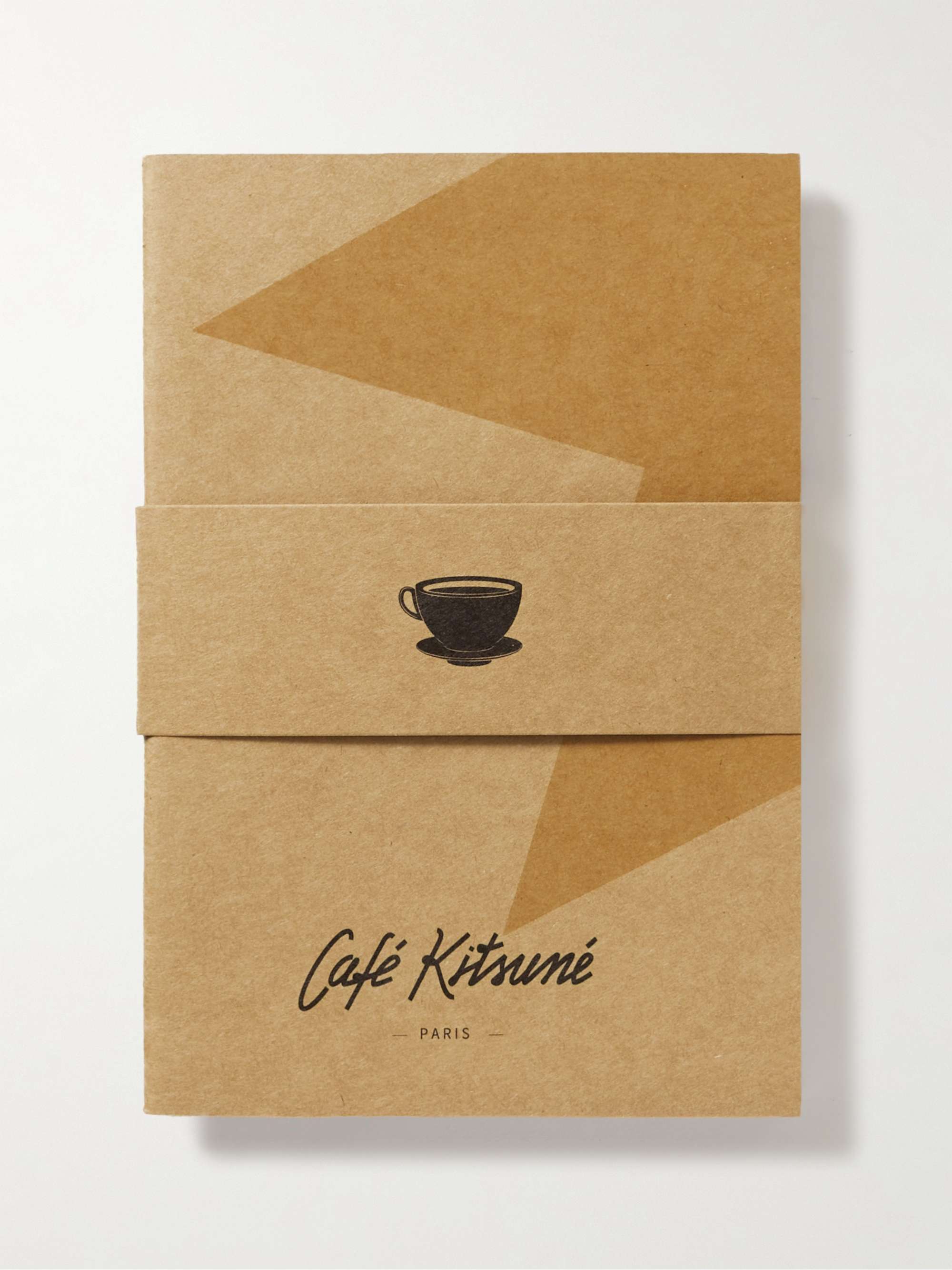 CAFÉ KITSUNÉ Three-Pack Logo-Print A5 Noteooks