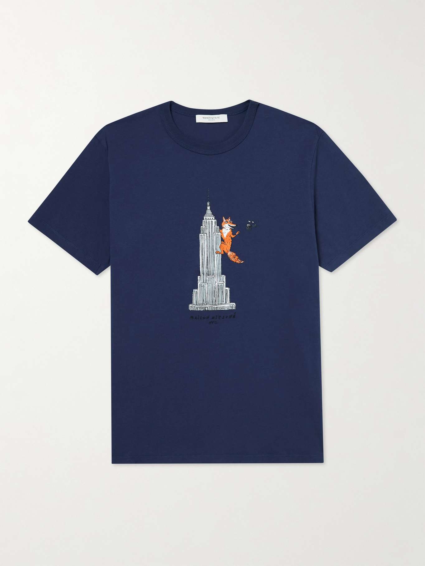 mrporter.com | Olympia Le-Tan Logo-Print Cotton-Jersey T-Shirt