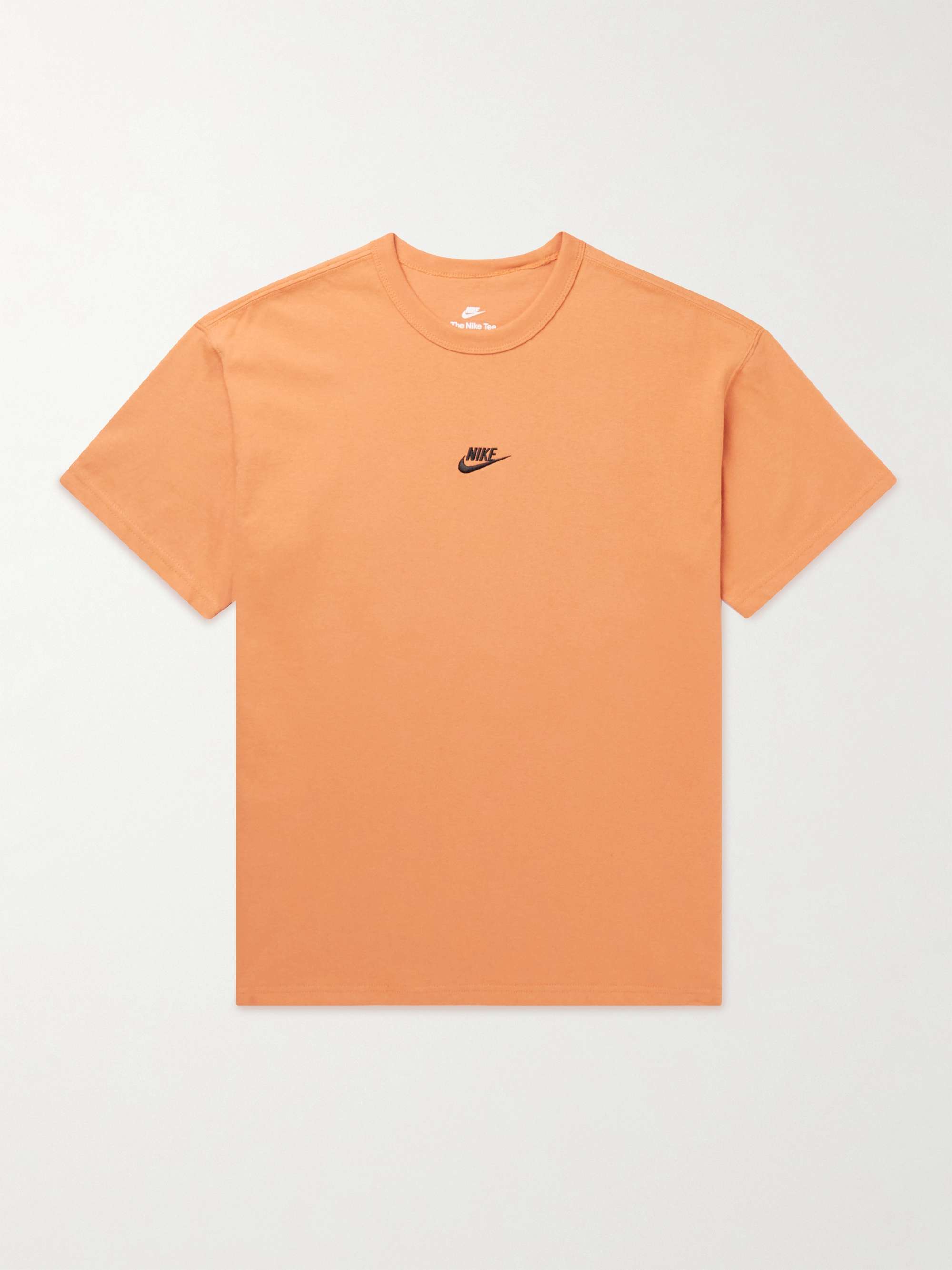 NIKE Sportswear Logo-Embroidered Cotton-Jersey T-Shirt