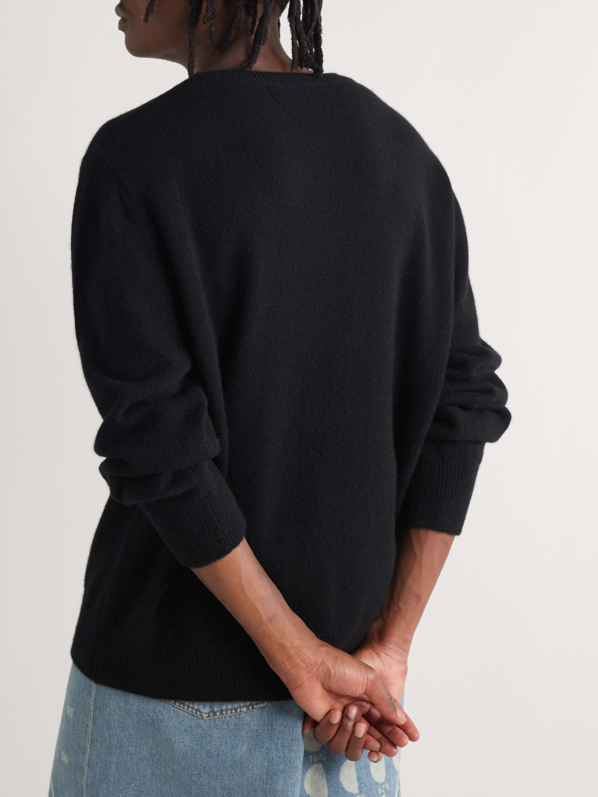 THE ELDER STATESMAN Intarsia Cashmere Sweater