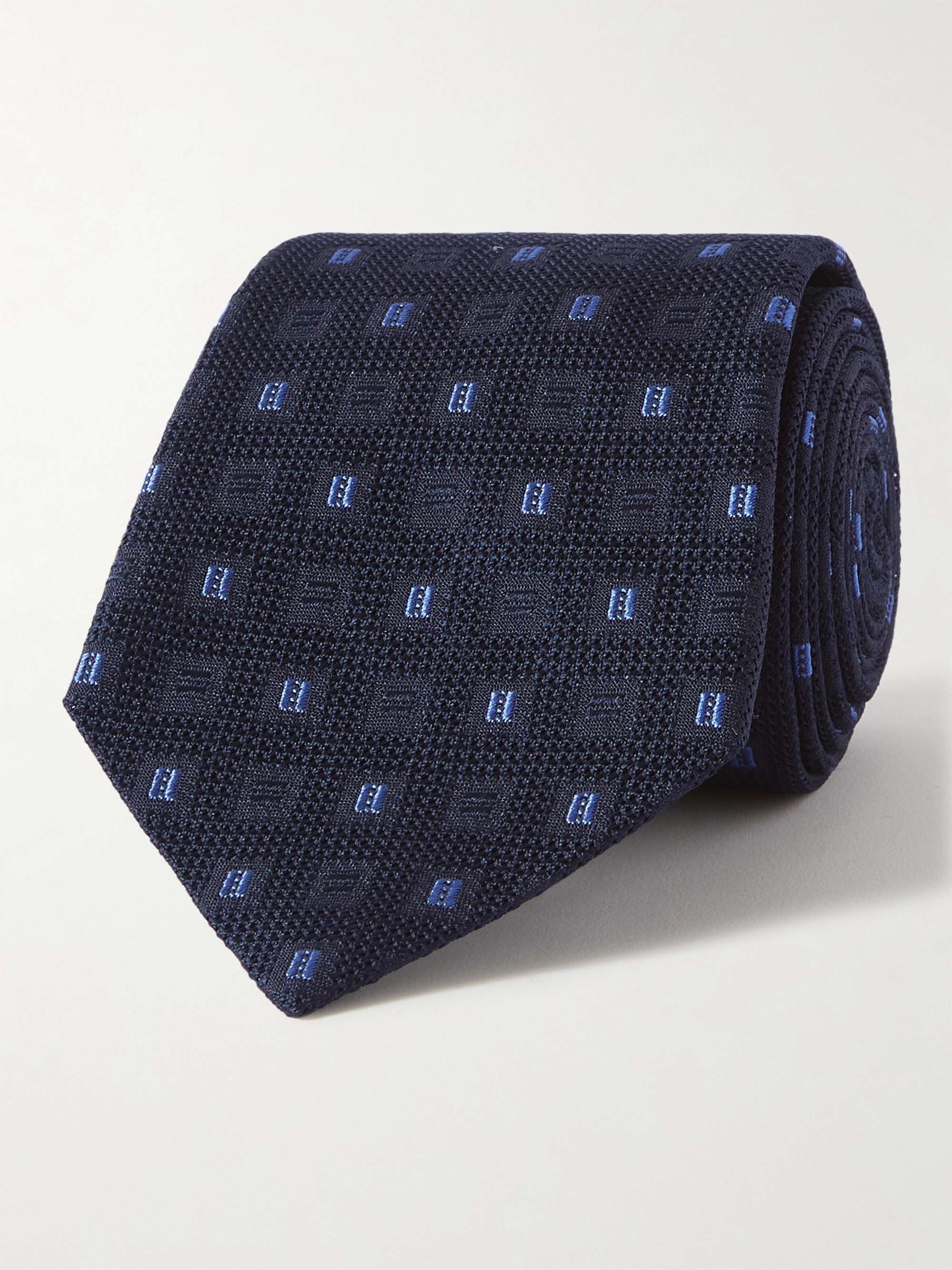 TURNBULL & ASSER 9.5cm Silk-Grenadine Tie