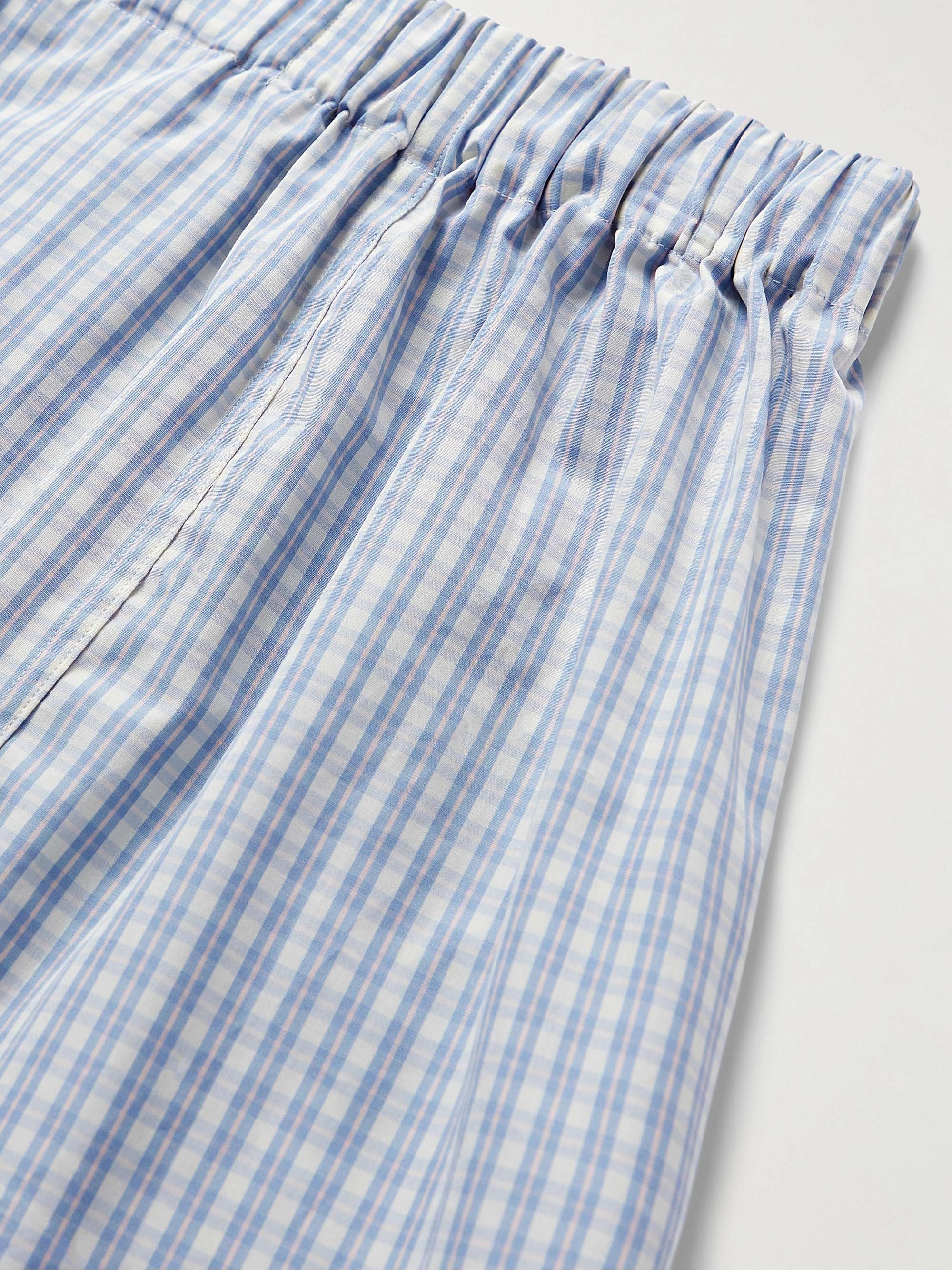 TURNBULL & ASSER Checked Cotton Boxer Shorts