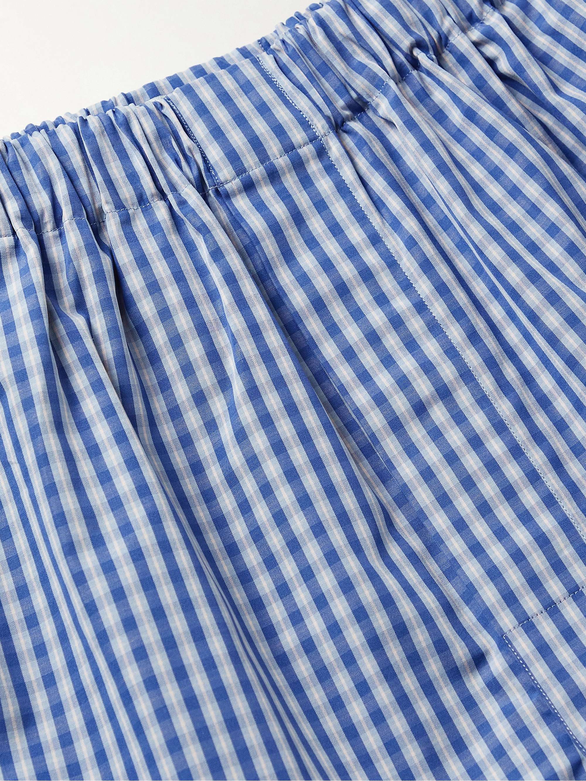 TURNBULL & ASSER Checked Cotton Boxer Shorts