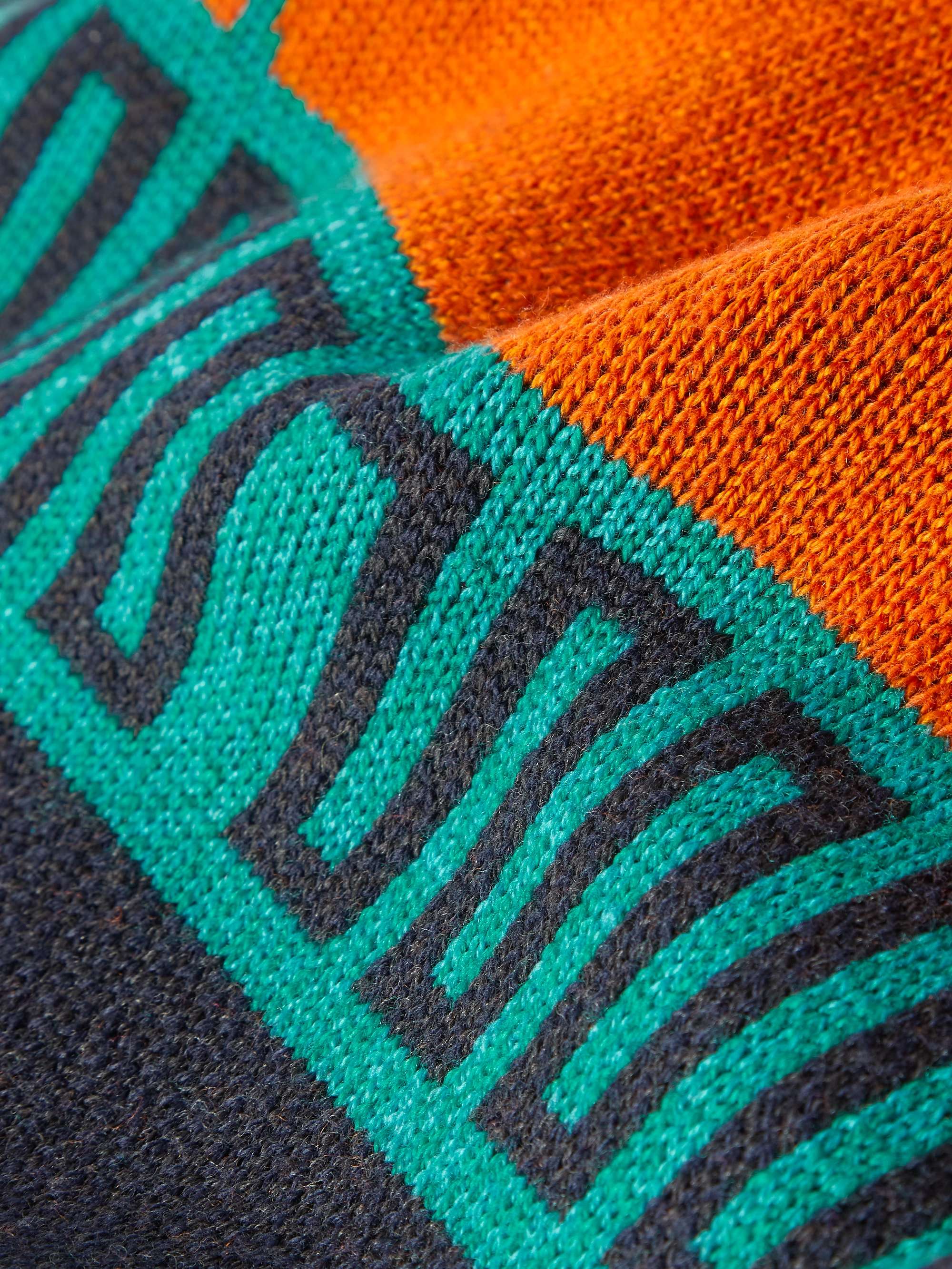 ALANUI Icon Wool-Blend Jacquard Blanket