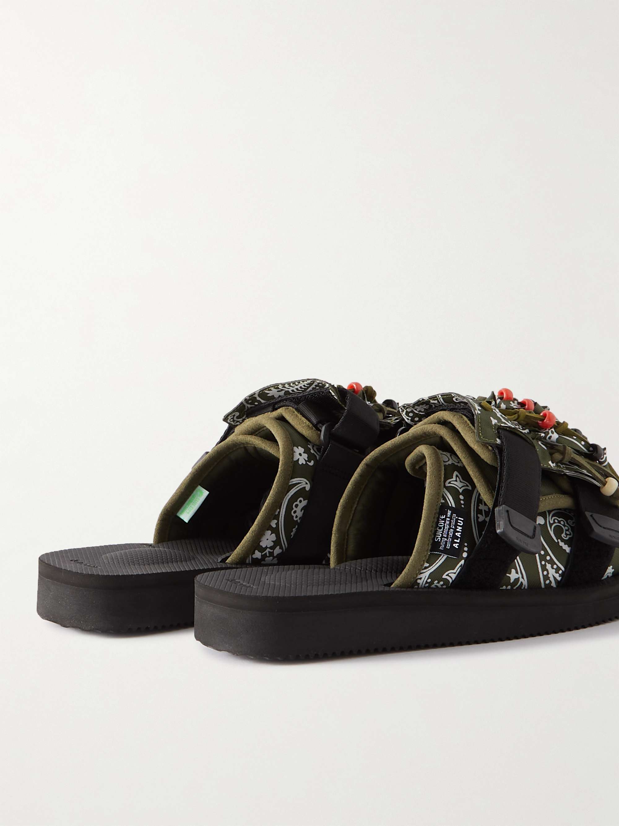 ALANUI + Suicoke Fringed Canvas Sandals