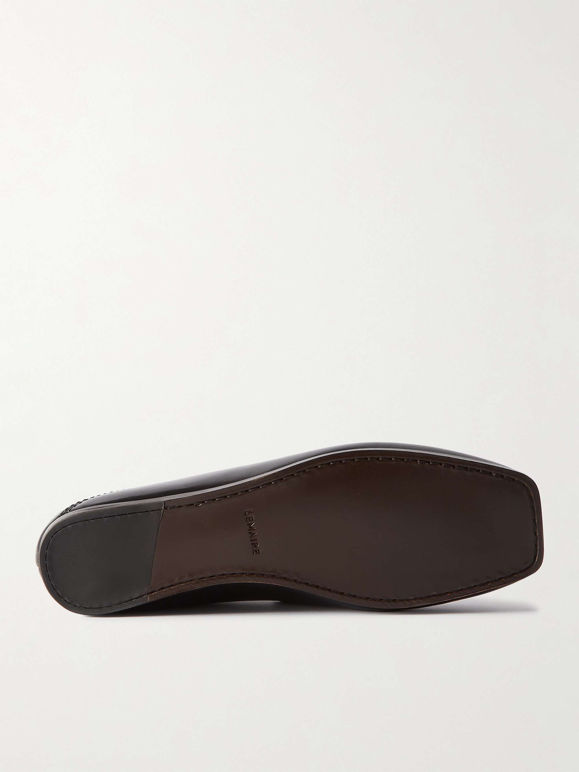 LEMAIRE Collapsible-Heel Leather Loafers