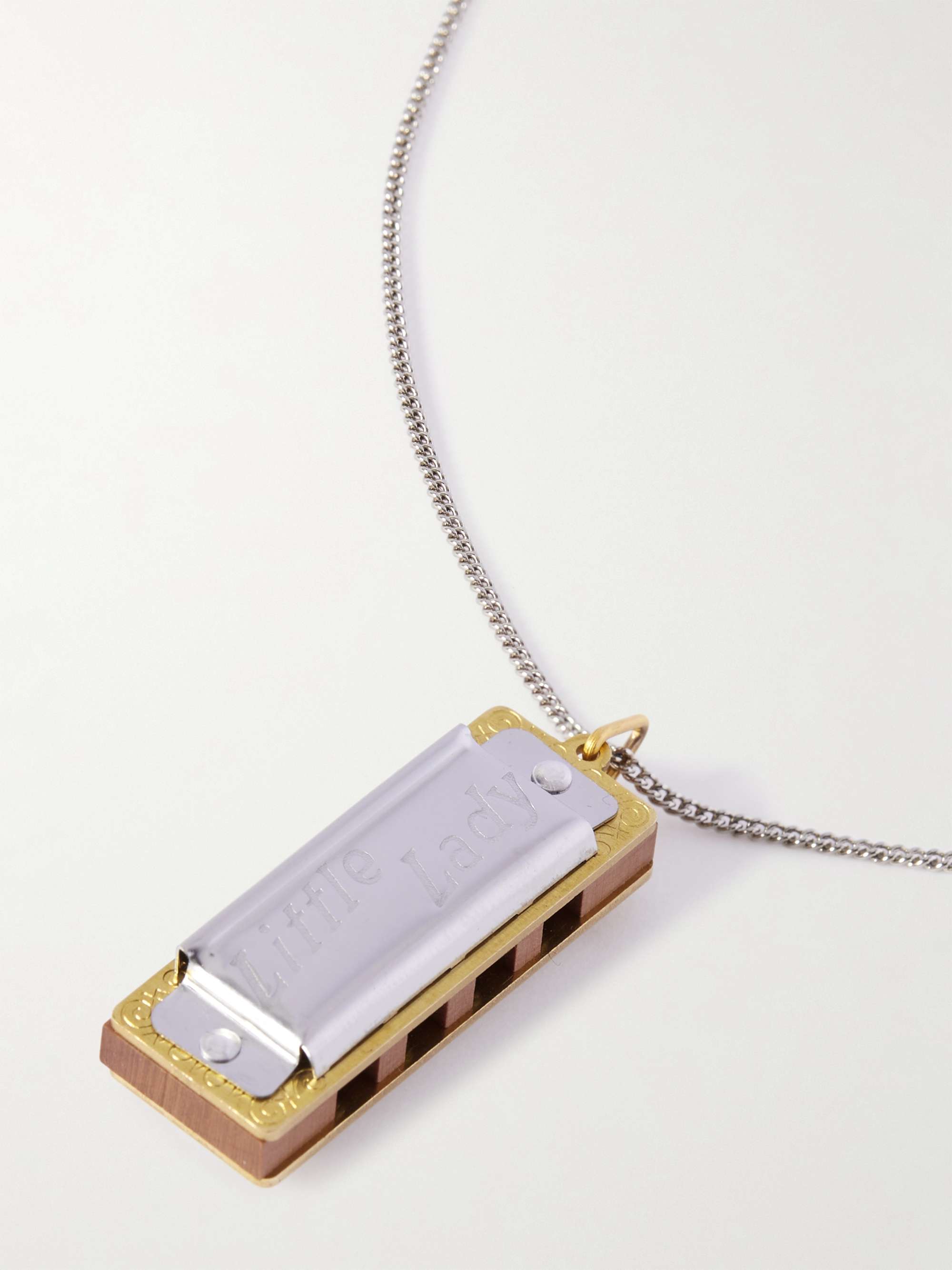 LEMAIRE Burnished Gold- and Silver-Tone Necklace