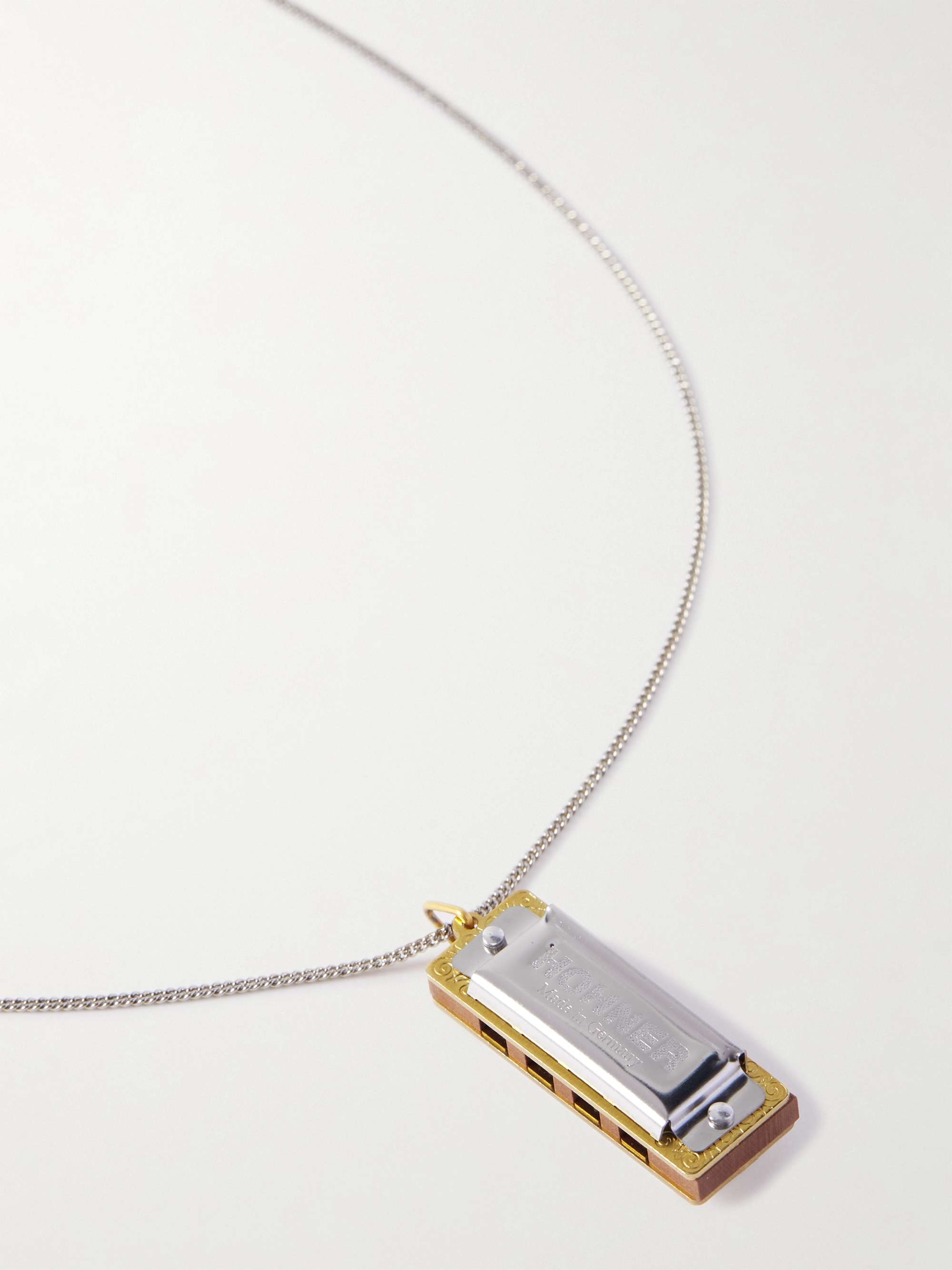 LEMAIRE Burnished Gold- and Silver-Tone Necklace