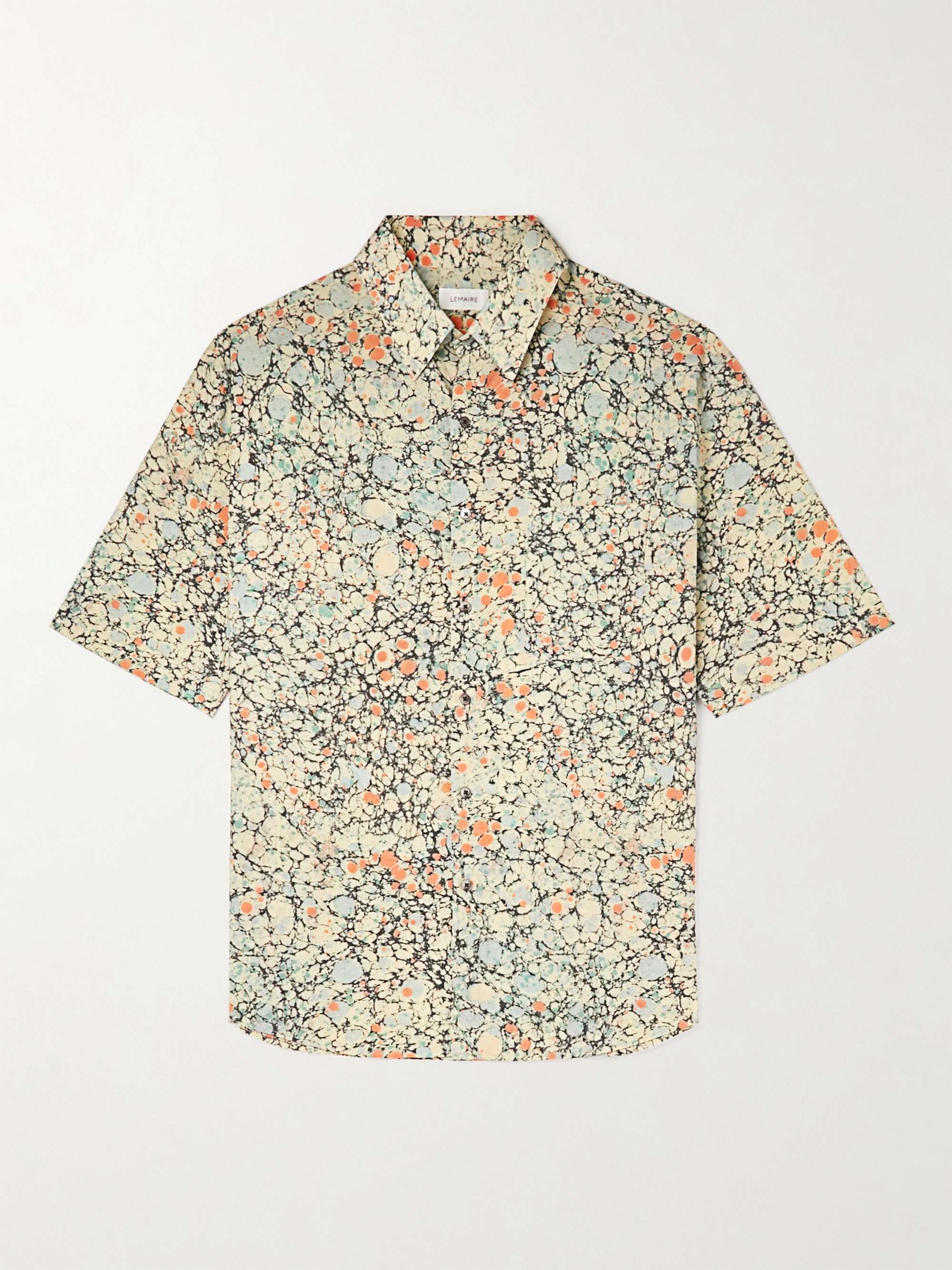 LEMAIRE Printed Cotton-Blend Poplin Shirt